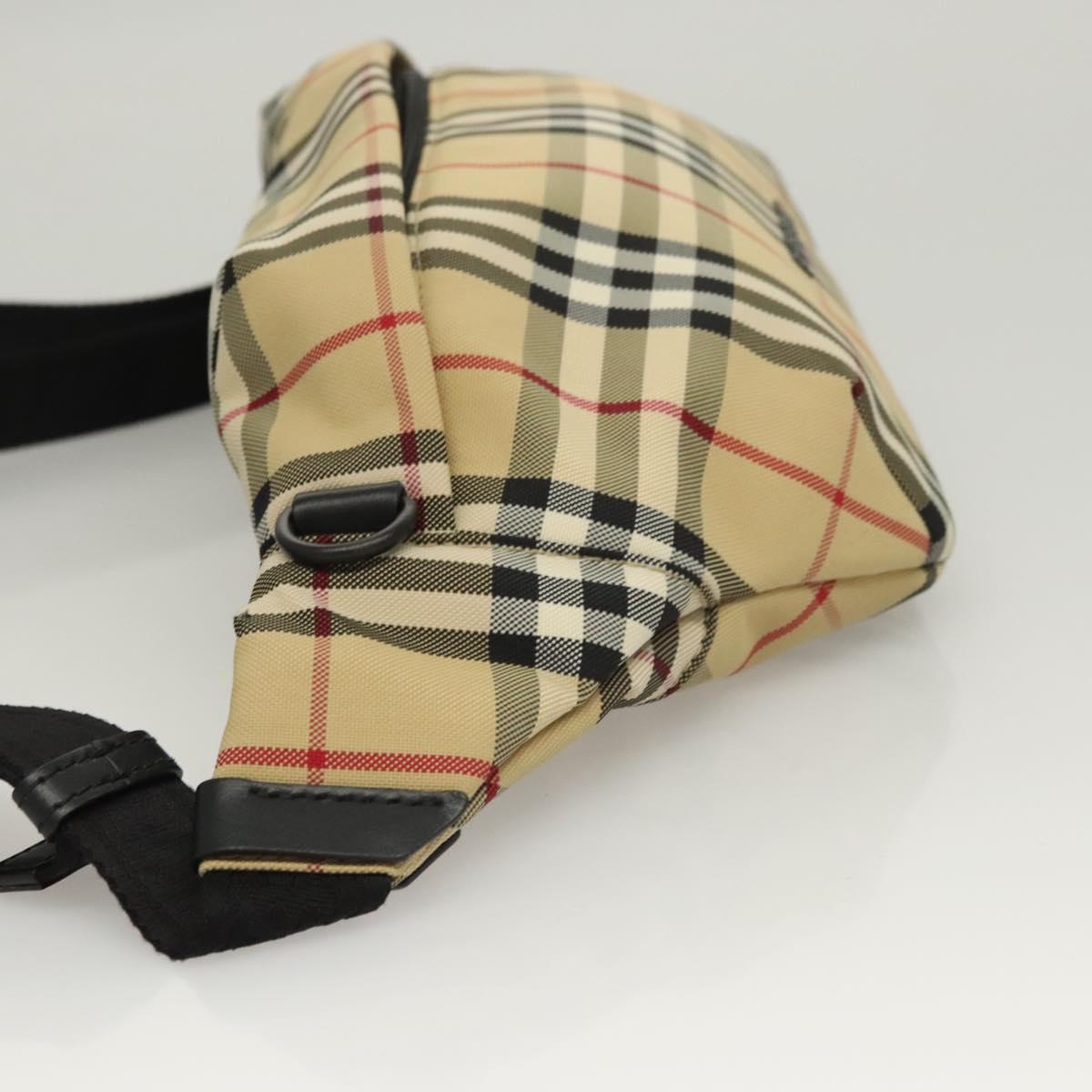 Burberry Nova Check Beige Canvas Shoulder Bag ( )
