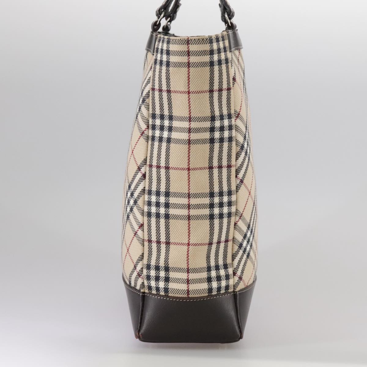 Burberry Nova Check Beige Canvas Handbag ( )