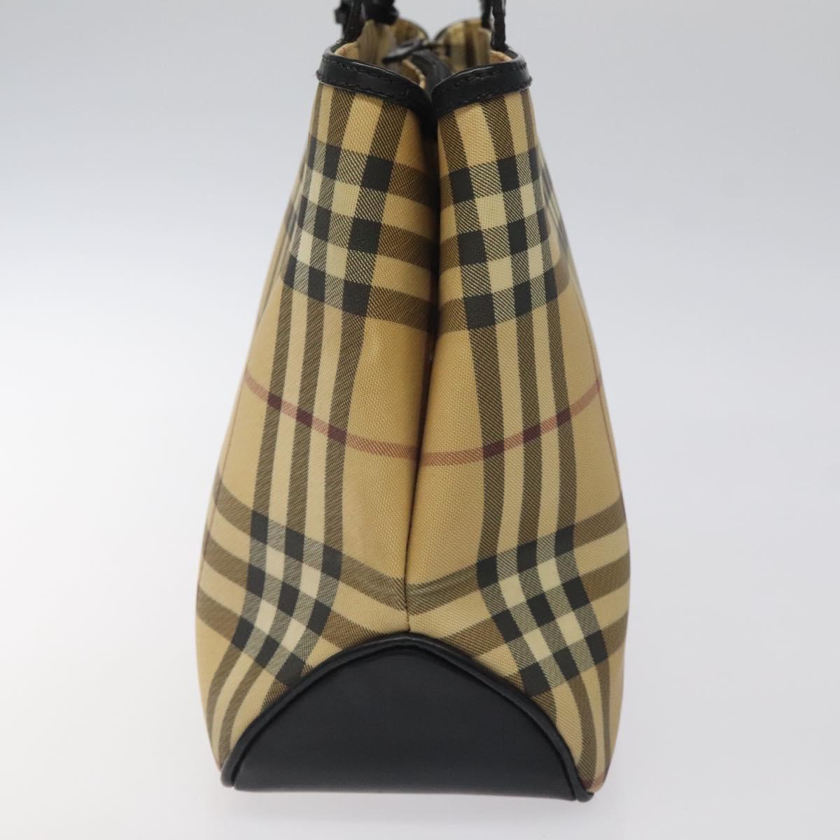 Burberry Nova Check Beige Canvas Handbag ( )