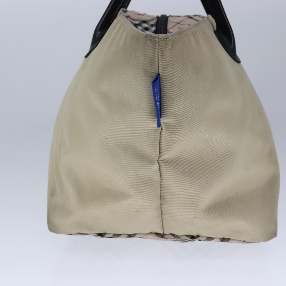 Burberry Nova Check Beige Synthetic Handbag ( )