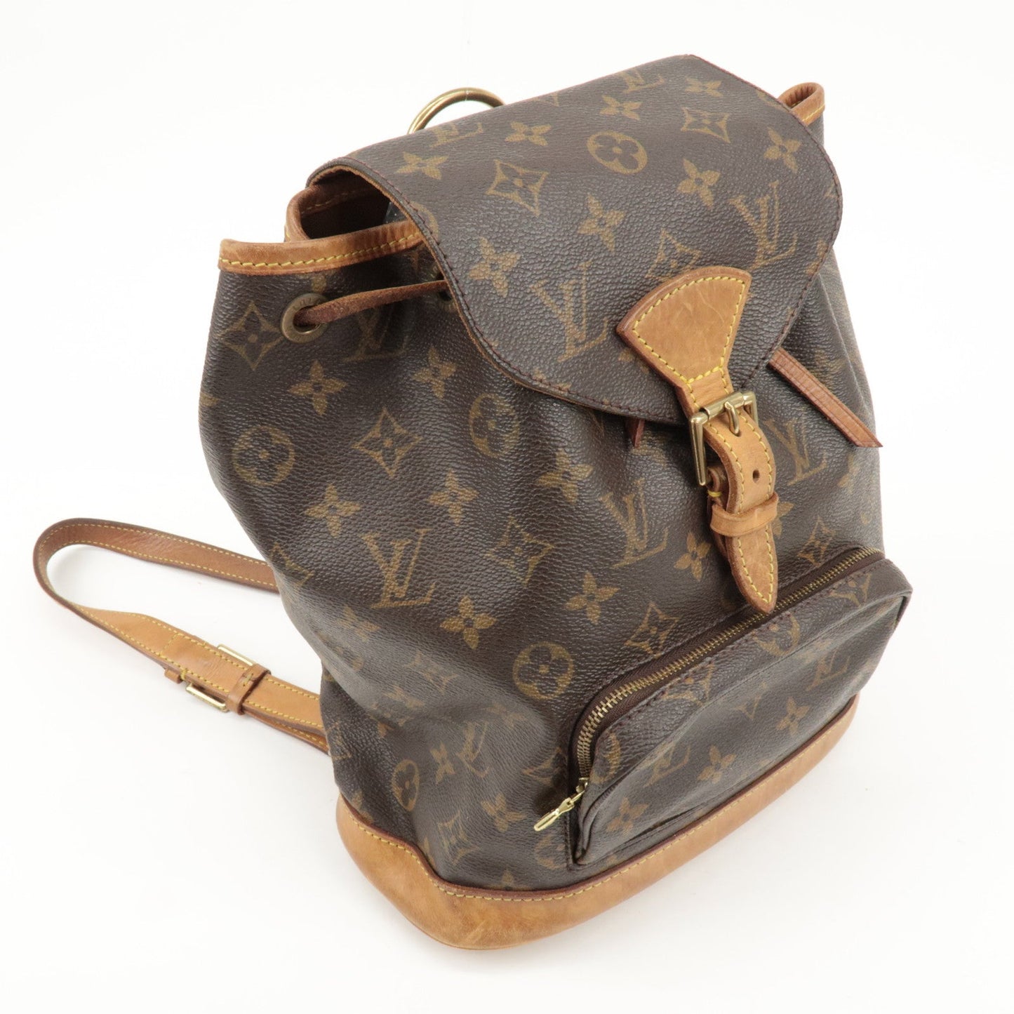 Louis Vuitton Monogram Montsouris MM Backpack Brown M51136