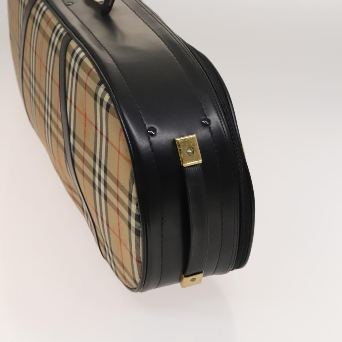 Burberry Nova Check Beige Leather Handbag ( )