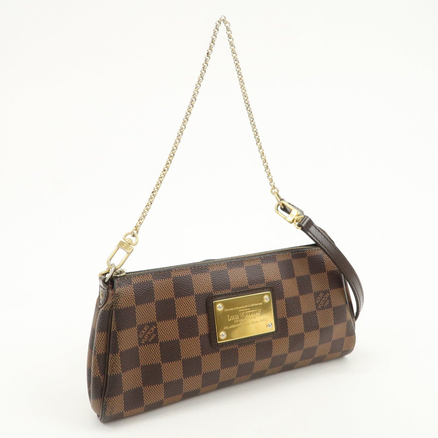 Louis Vuitton Damier Eva 2Way Hand Shoulder Bag Damier Ebene N55213