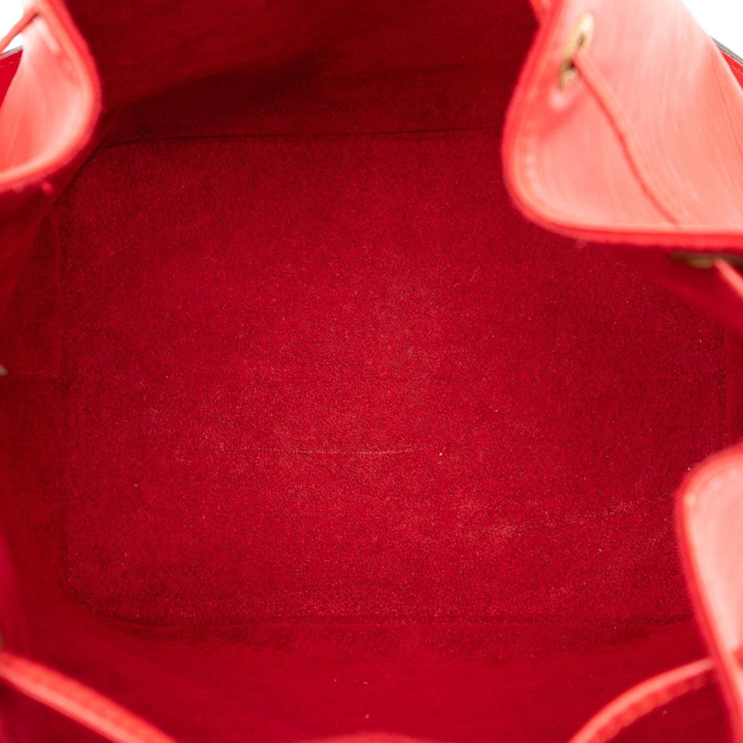 Red Louis Vuitton Epi Petit Noe Bucket Bag