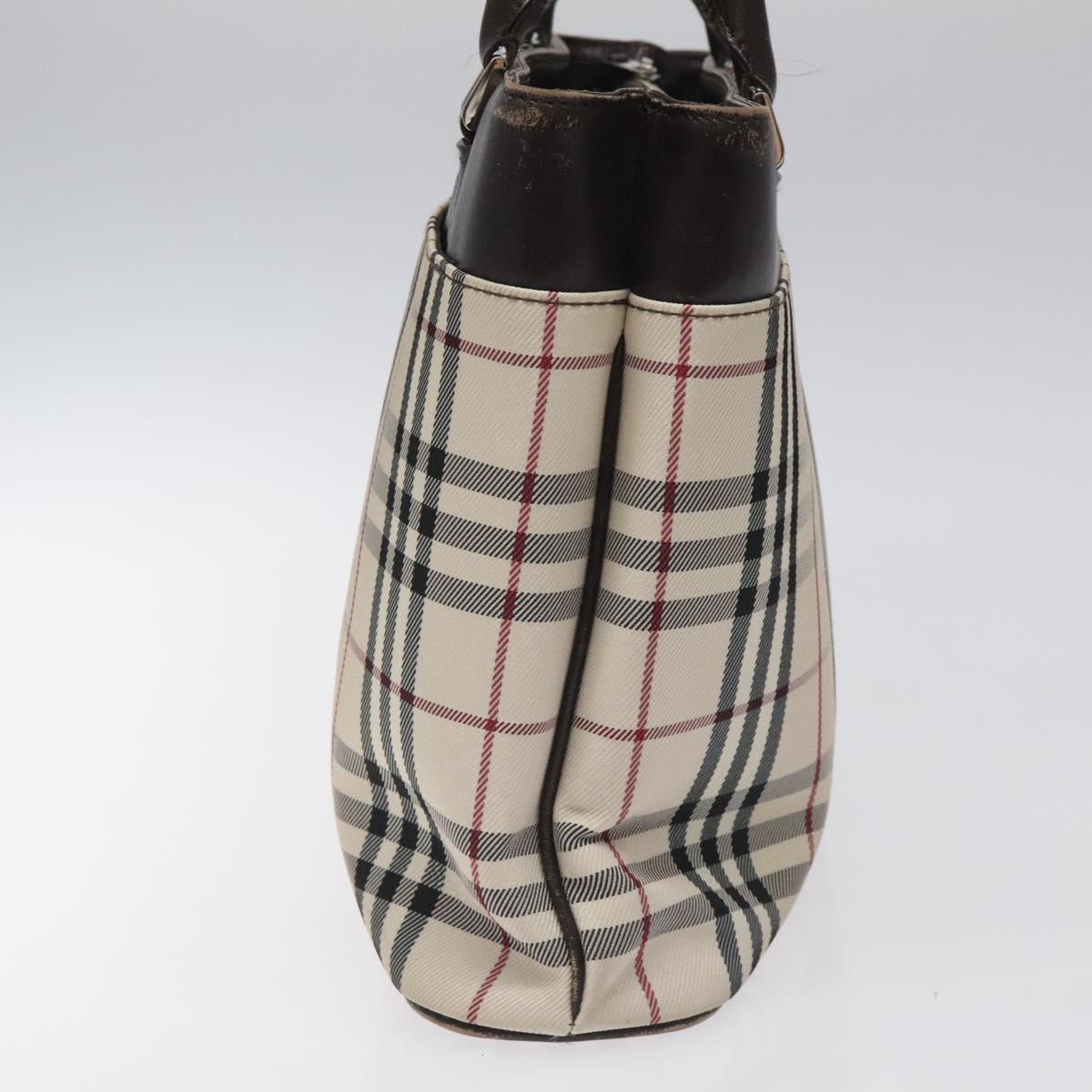 Burberry Nova Check Beige Synthetic Tote Bag ( )