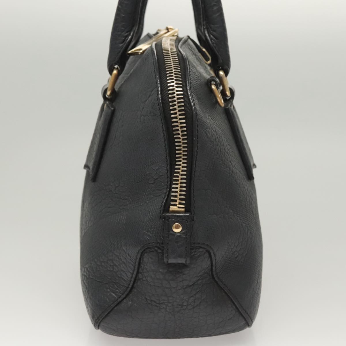 Burberry Orchad Black Leather Handbag ( )
