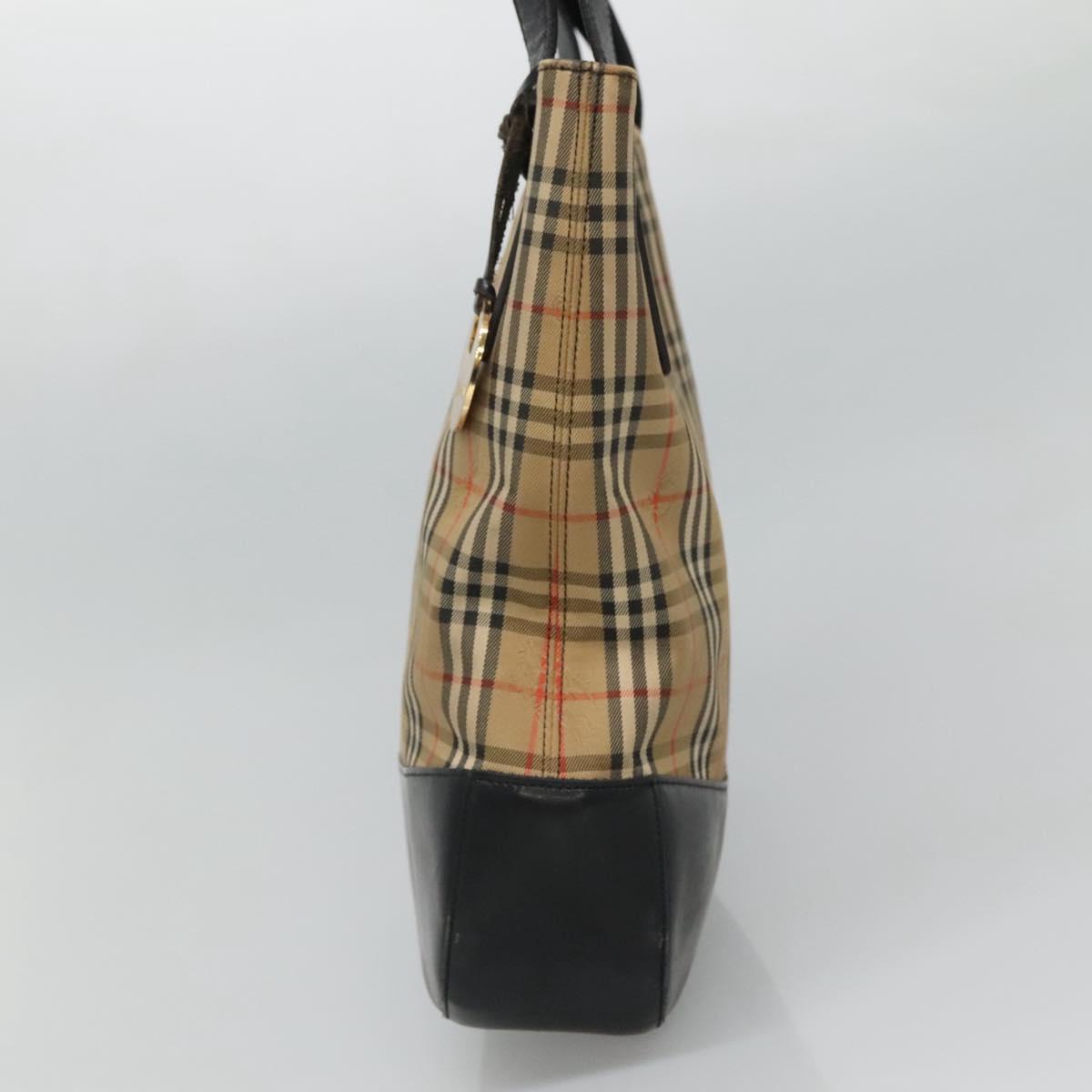 Burberry Nova Check Beige Canvas Shoulder Bag ( )