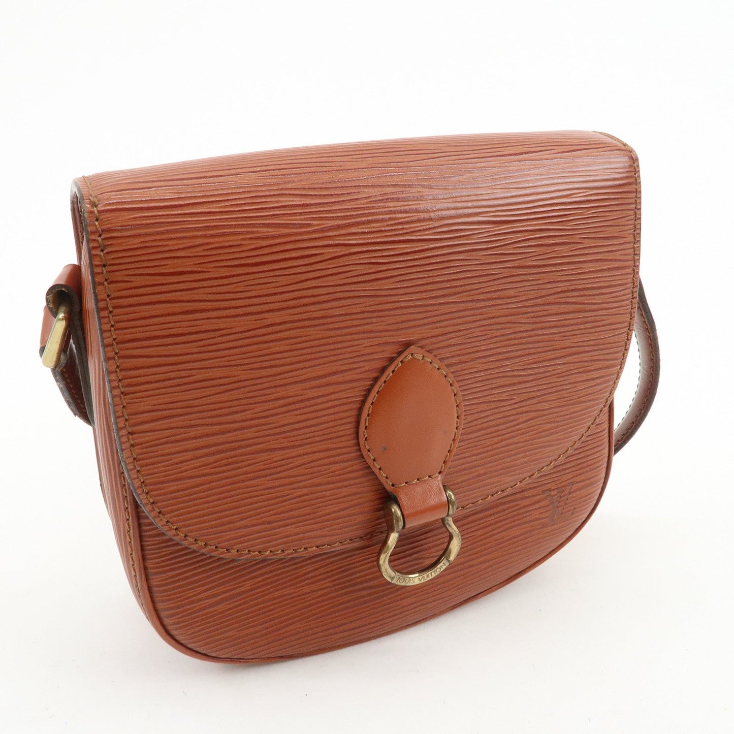 Louis Vuitton Epi Mini Saint Cloud Shoulder Bag Kenya Brown ?52213