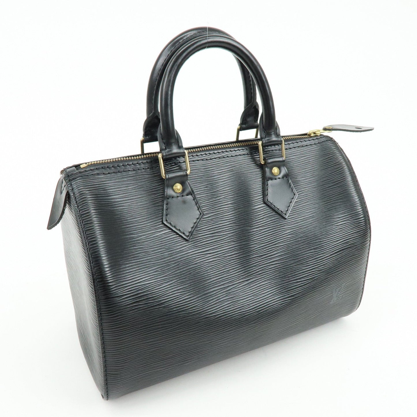 Louis Vuitton Epi Leather Speedy 25 Hand Bag Boston Bag Noir M59032