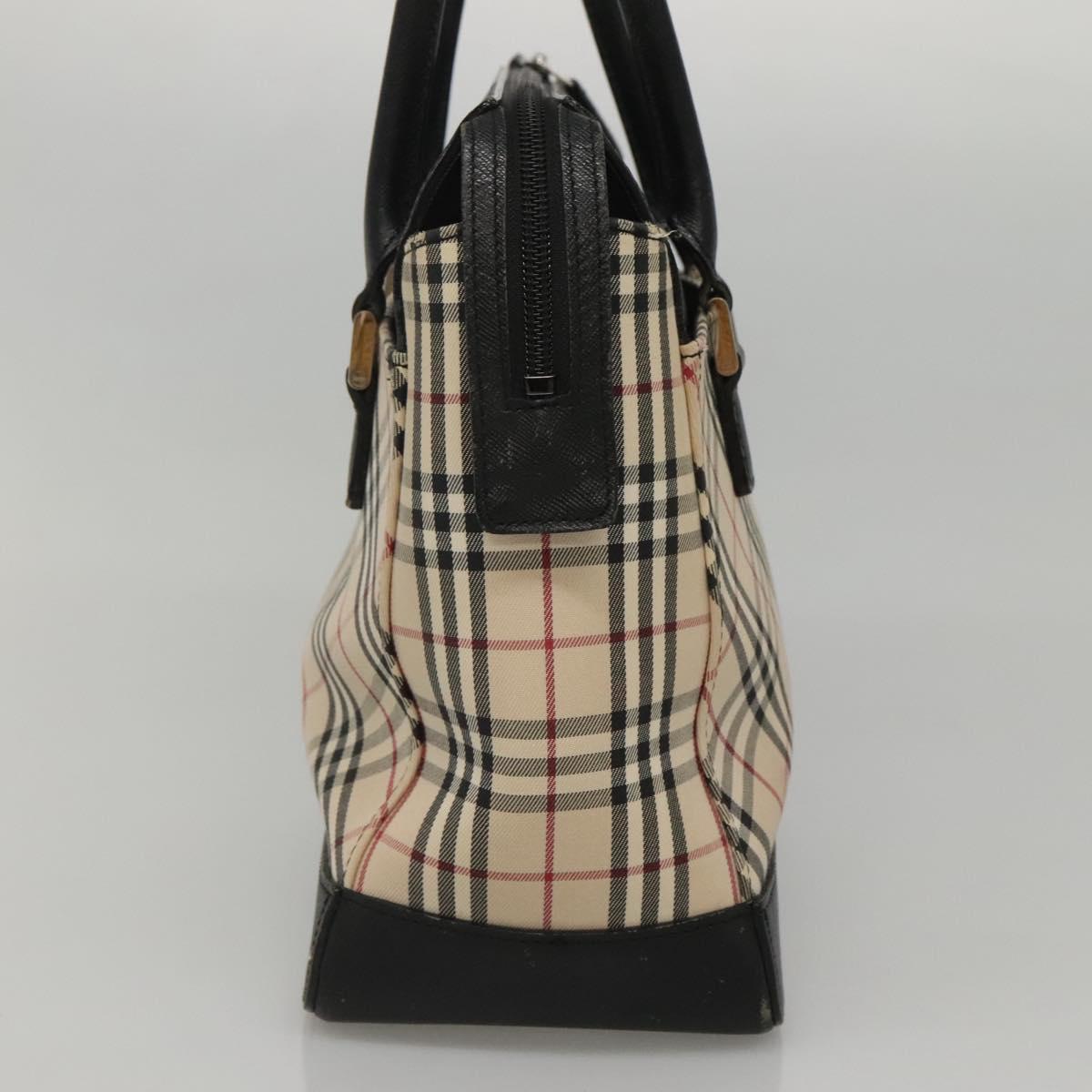 Burberry Nova Check Beige Canvas Handbag ( )