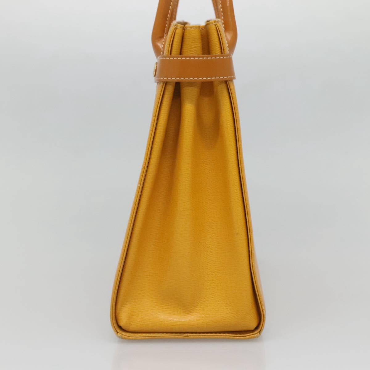 Burberry Nova Check Yellow Leather Handbag ( )