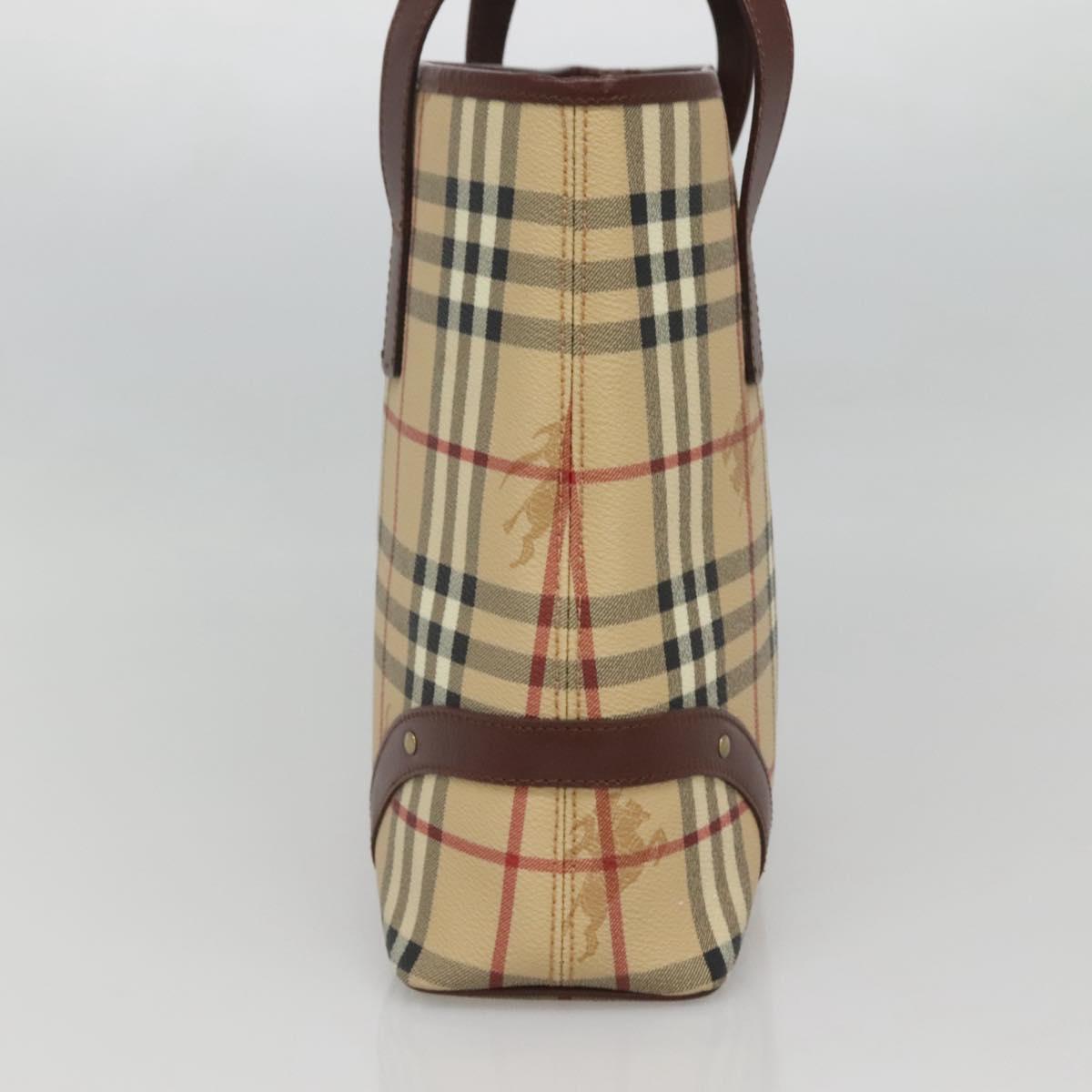 Burberry Nova Check Beige Canvas Tote Bag ( )