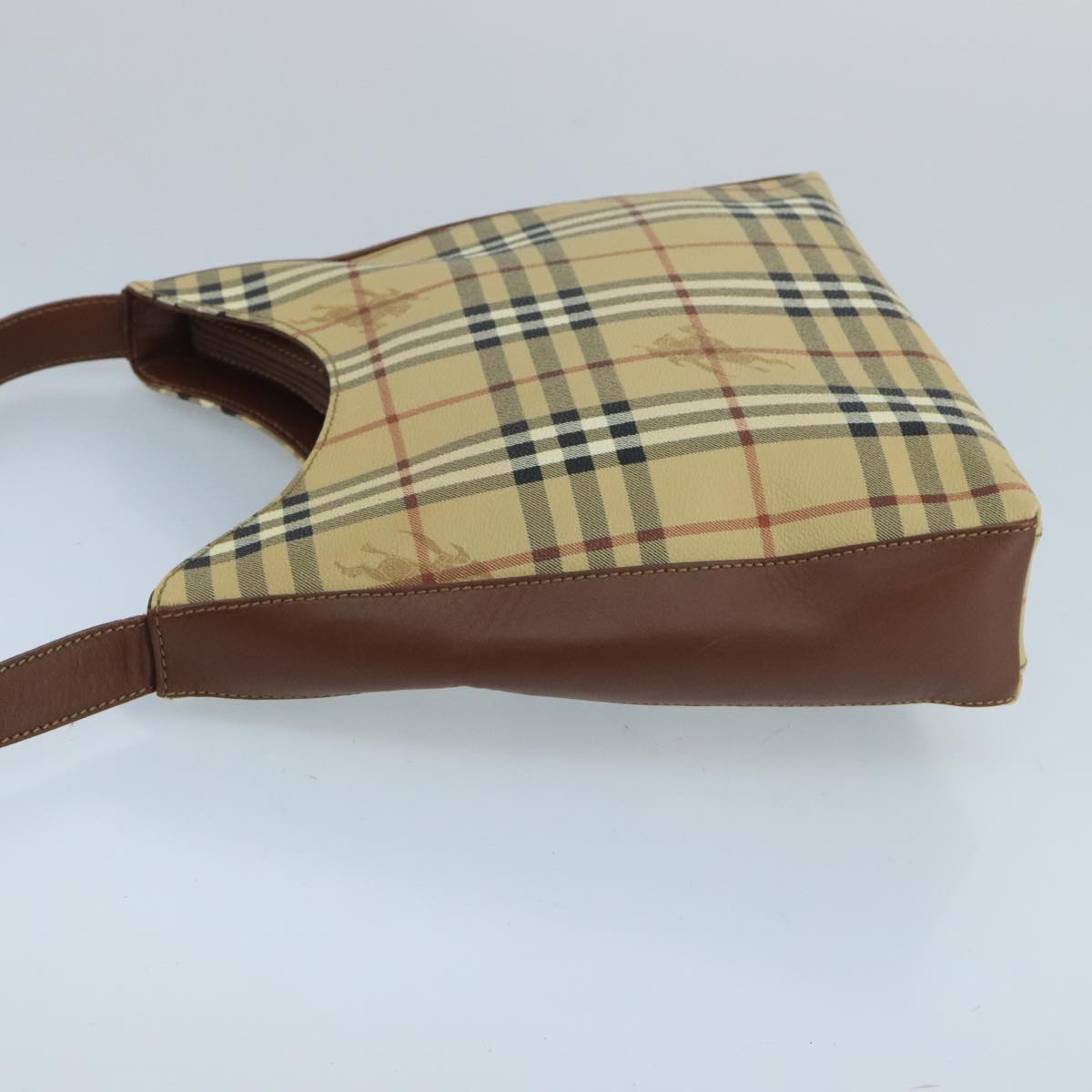 Burberry Nova Check Beige Canvas Shoulder Bag ( )