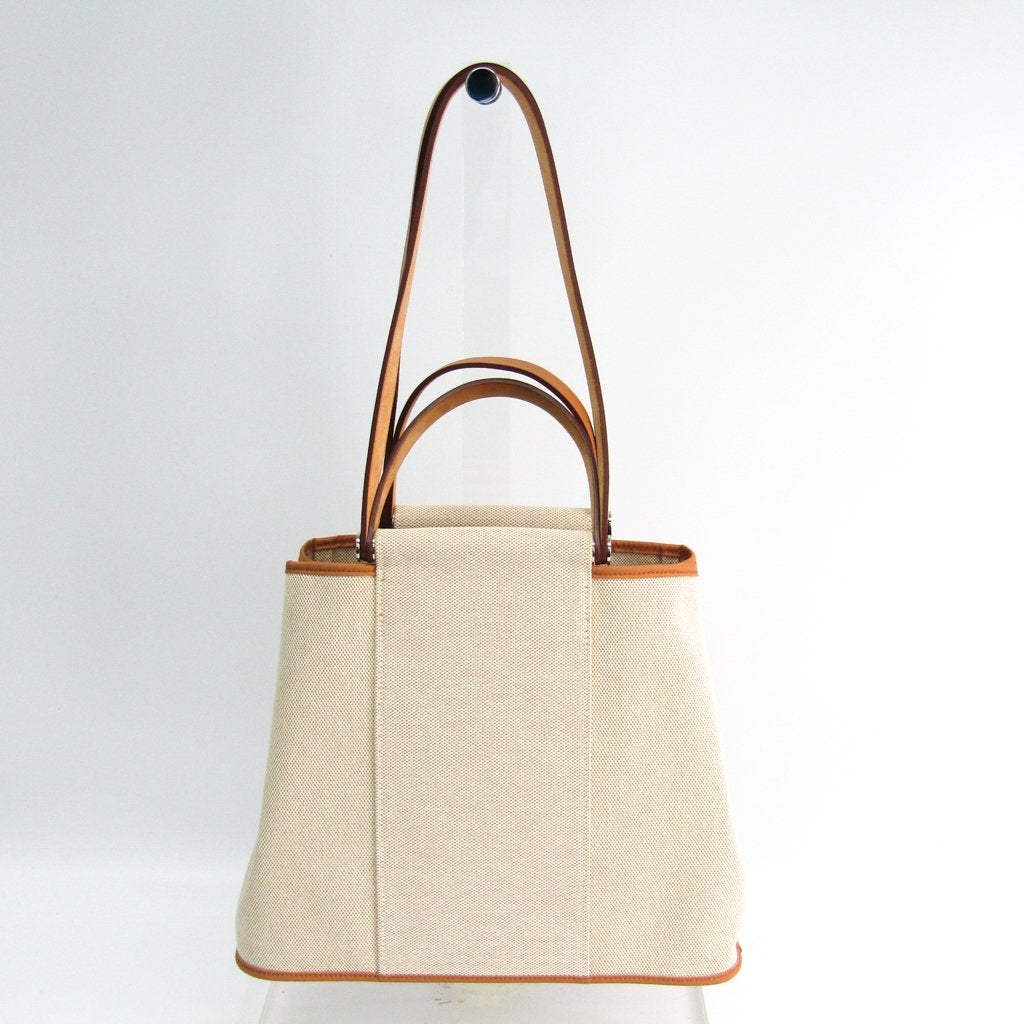 Luxury Hermes Natural Canvas Cabag PM Tote (SHA-43859)