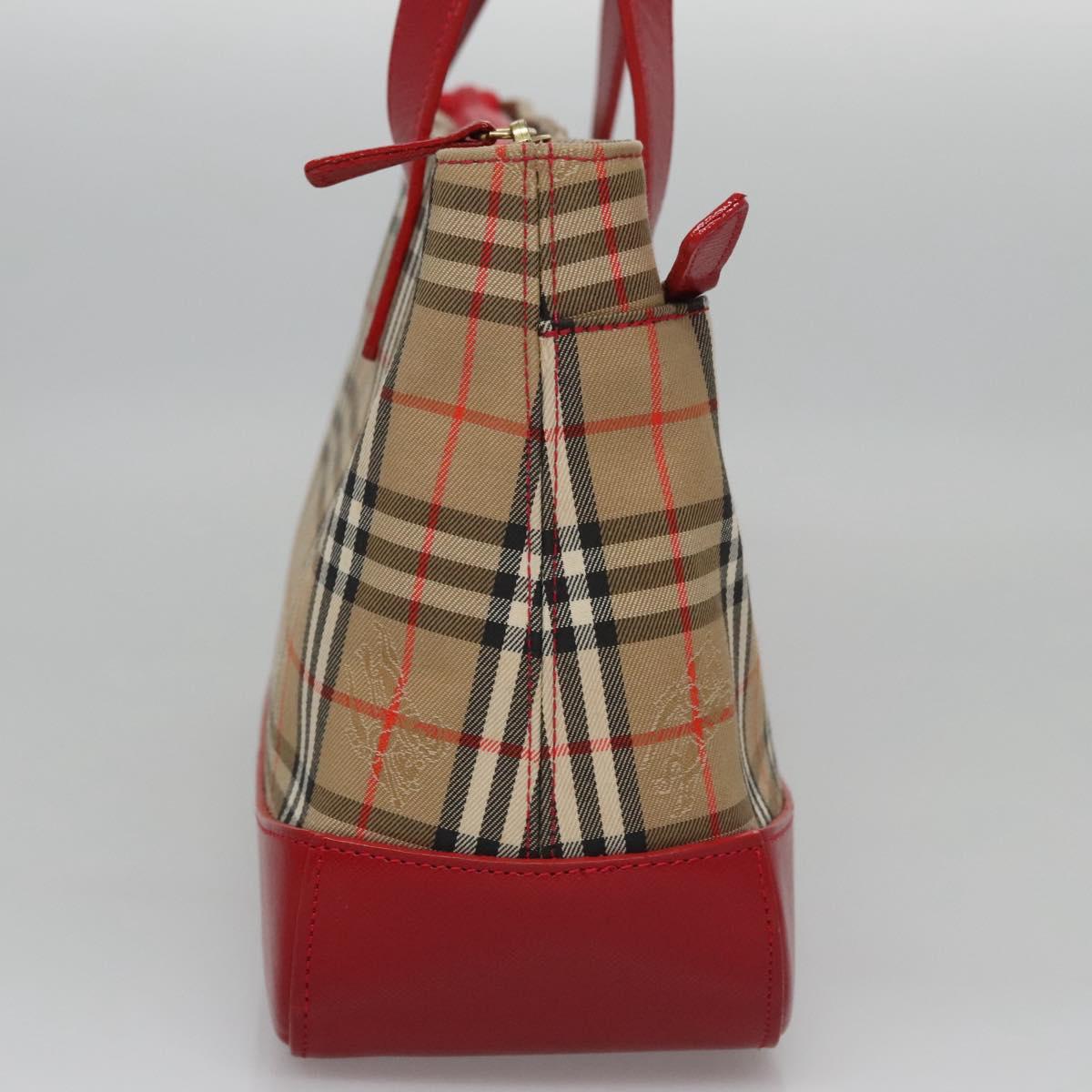 Burberry Nova Check Beige Canvas Handbag ( )