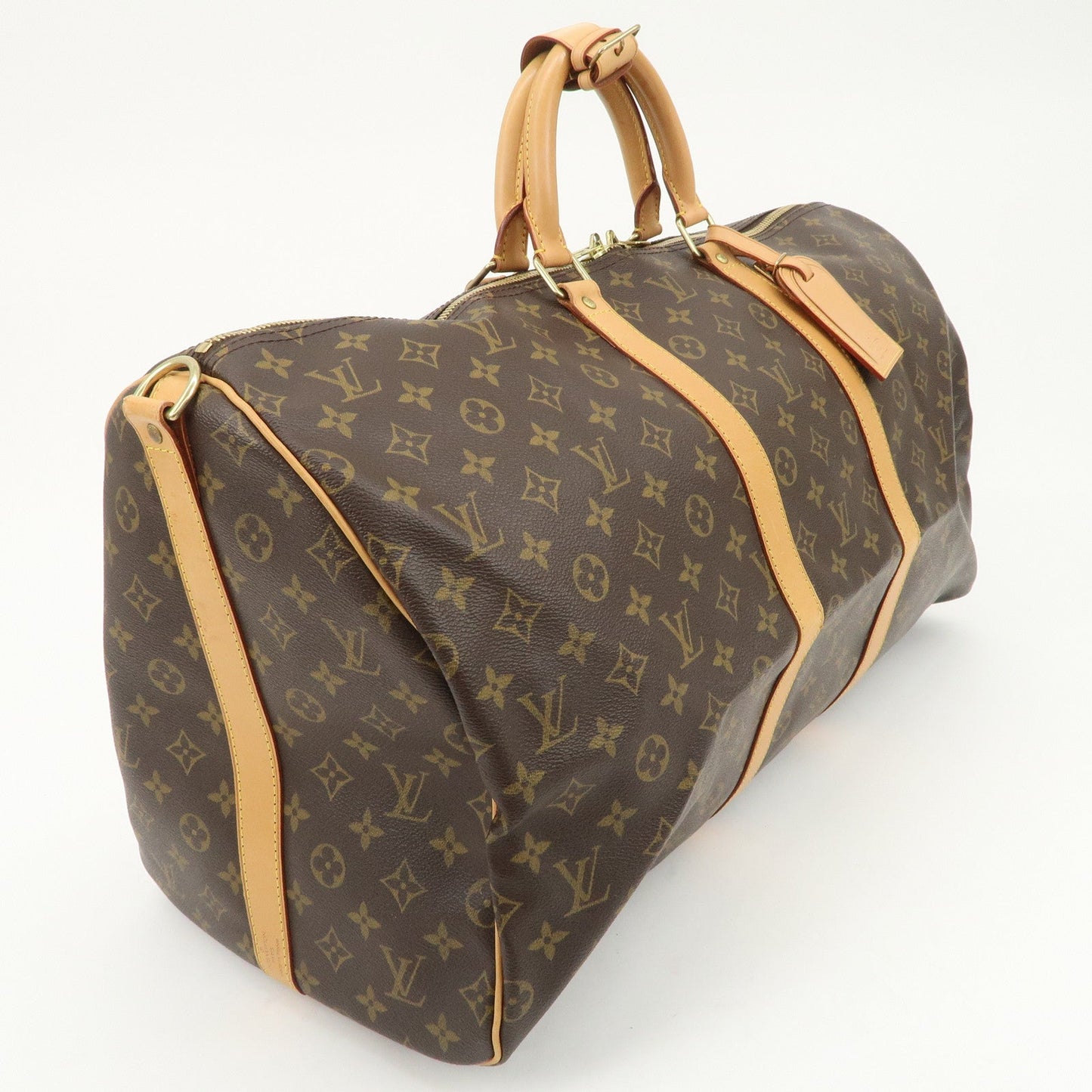Louis Vuitton Monogram Keep All Bandouliere 55 Boston Bag M41414
