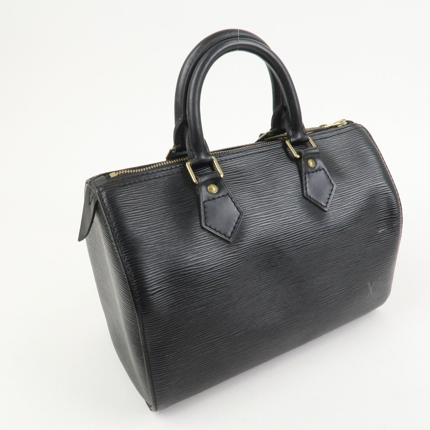 Louis Vuitton Epi Leather Speedy 25 Hand Bag Boston Bag Noir M59032