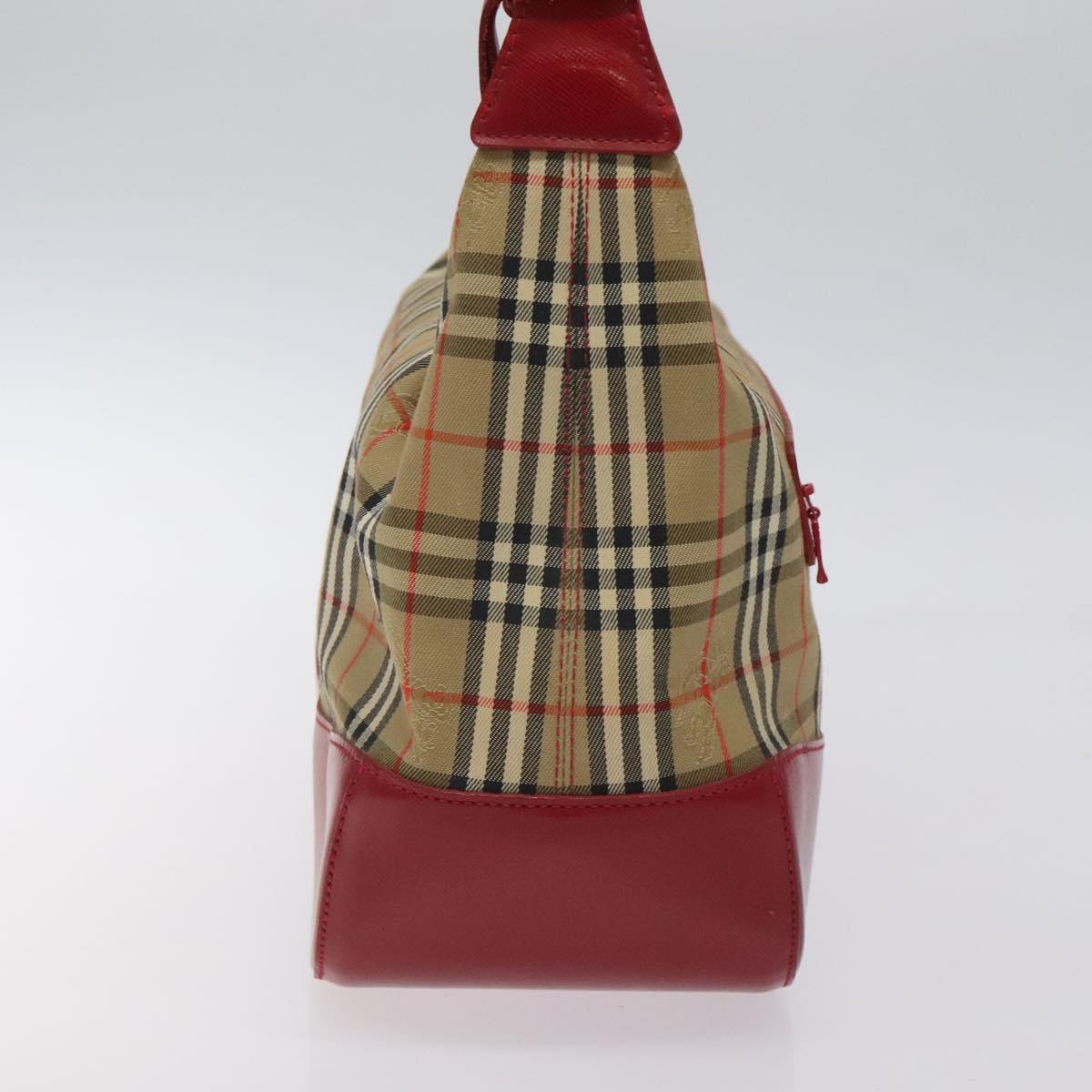 Burberry Nova Check Beige Canvas Shoulder Bag ( )