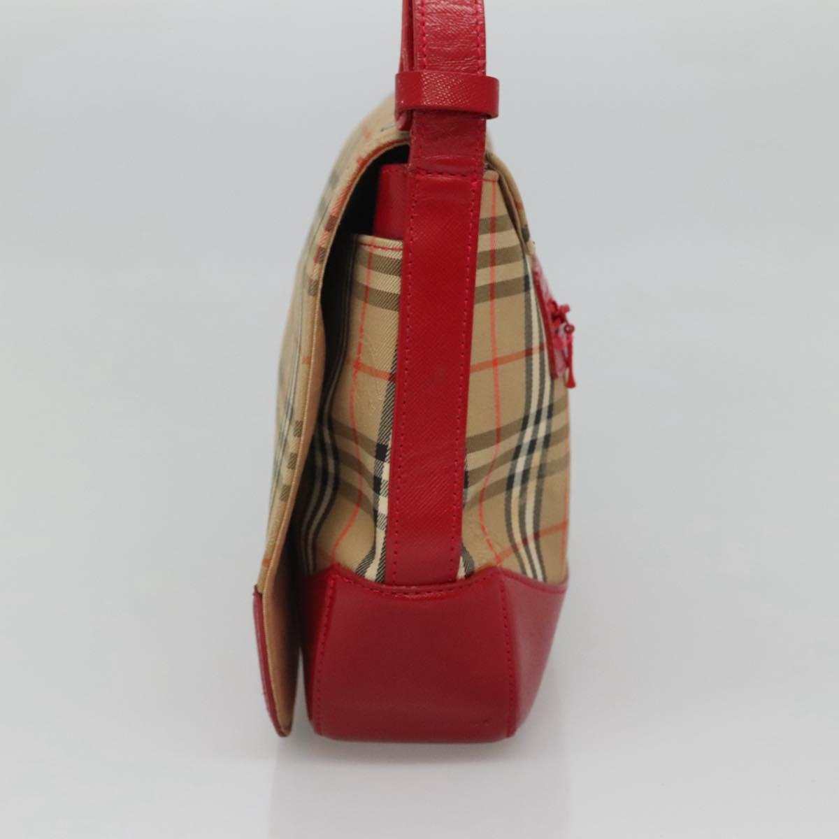 Burberry Nova Check Beige Canvas Shoulder Bag ( )