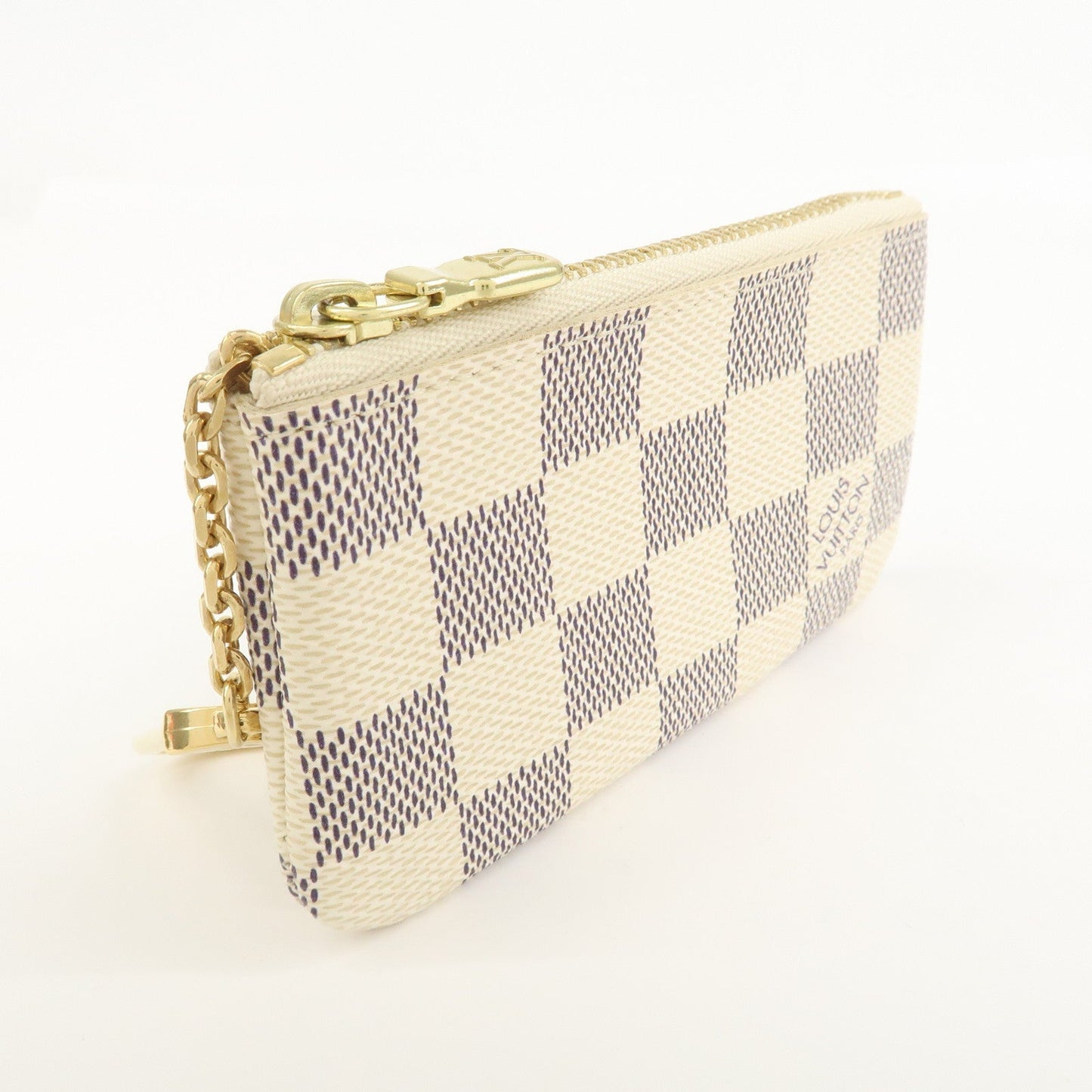 Louis Vuitton Damier Azur Pochette Cles Coin Case N62659