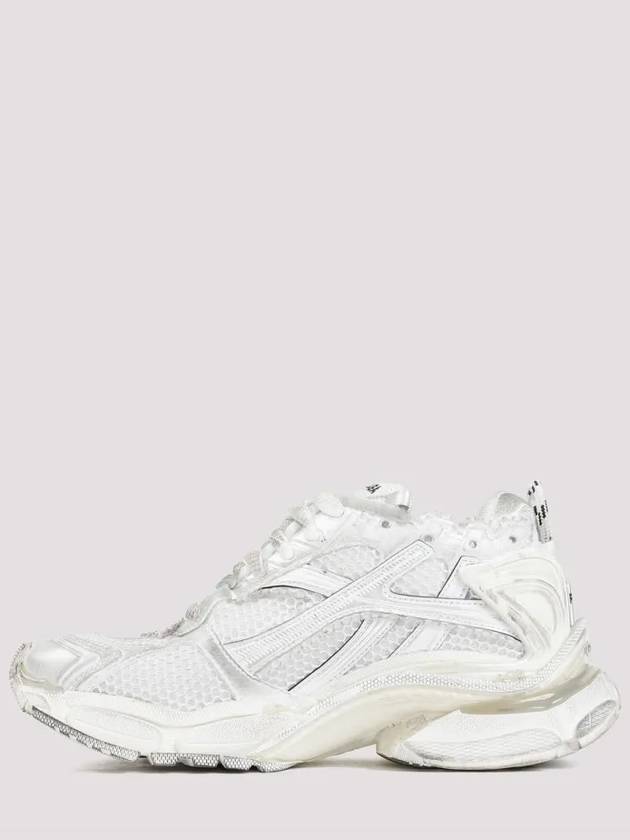 Luxury Balenciaga Trending 2026 Runner Embroidered Logo Low Top Sneakers White