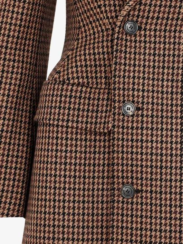 Luxury Balenciaga Trending 2026 Wool Double Coat Brown