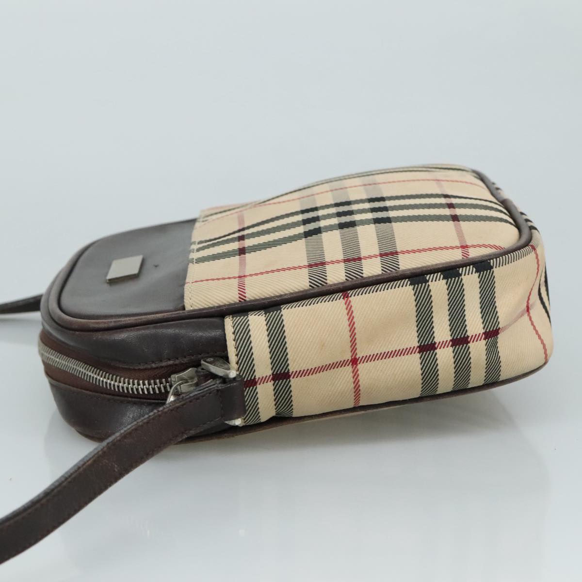 Burberry Nova Check Beige Canvas Shoulder Bag ( )