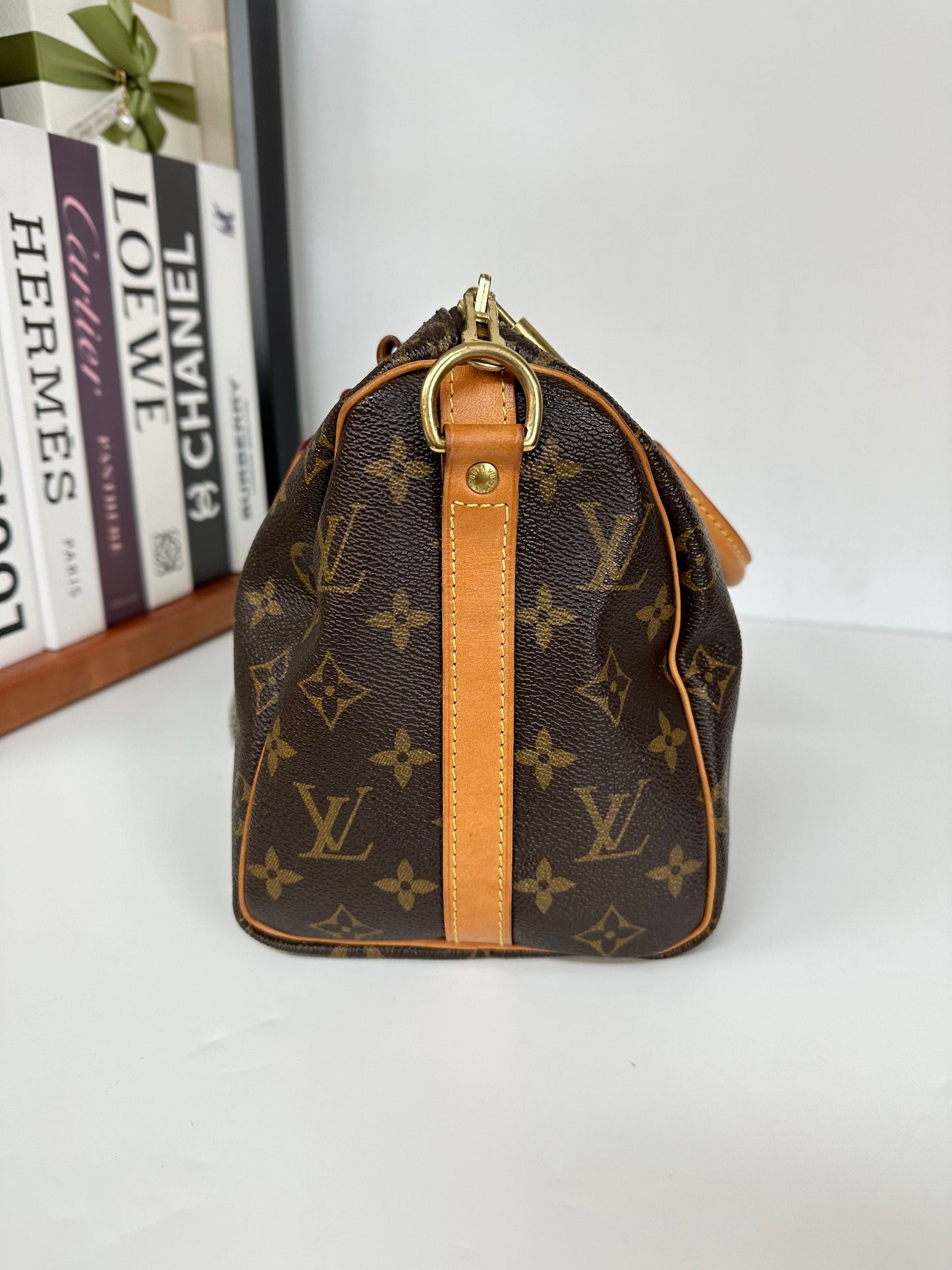 Louis Vuitton LV Monogram with strap - Brown Handle Bags, Handbags #1SANCE