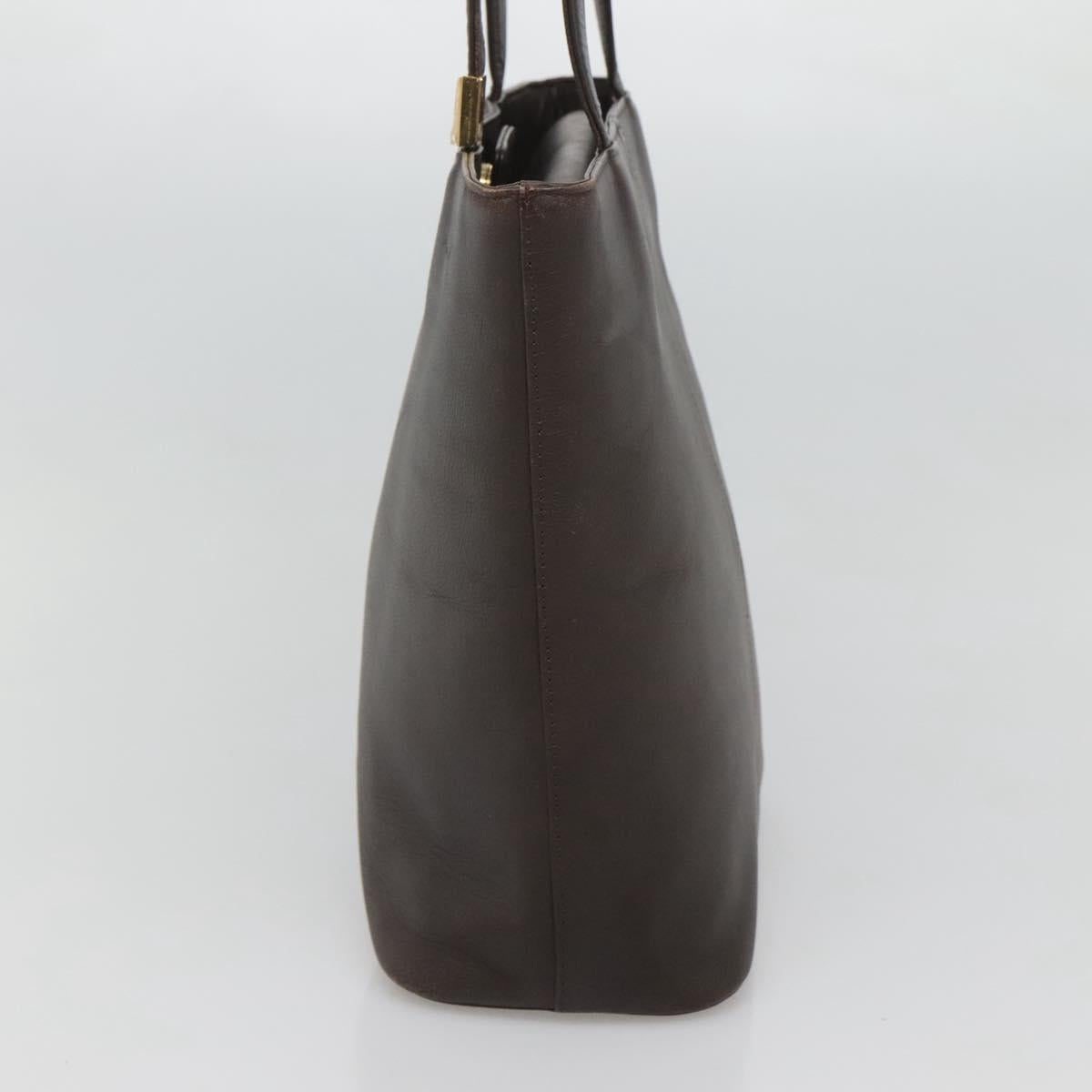 Burberry Brown Leather Tote Bag ( )