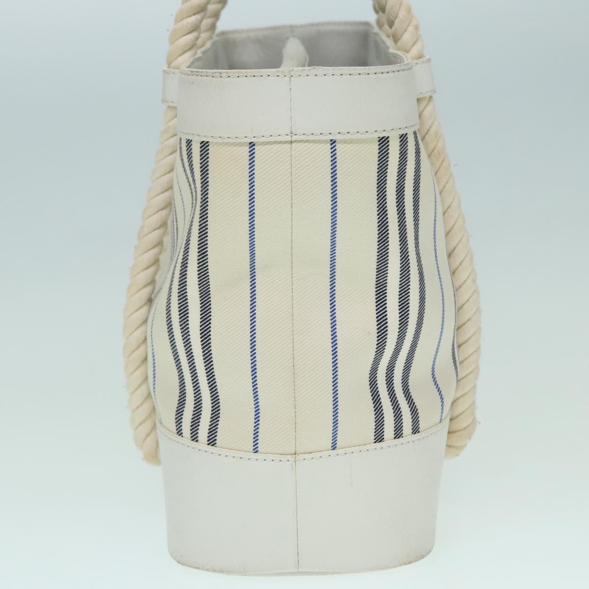 Burberry White Canvas Handbag ( )