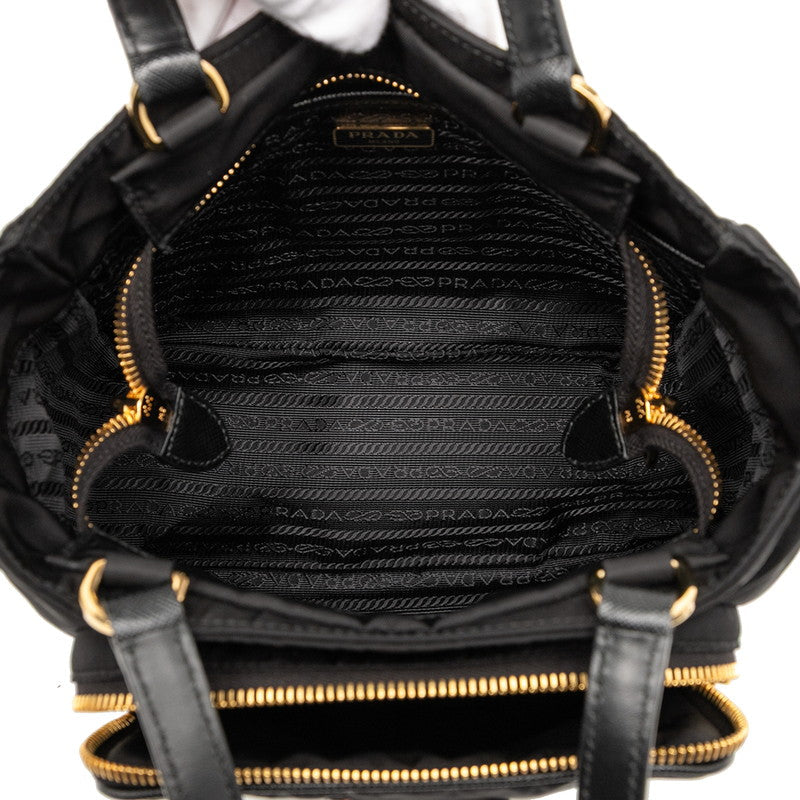 Prada 1BG308 Nylon Leather 2way Bag