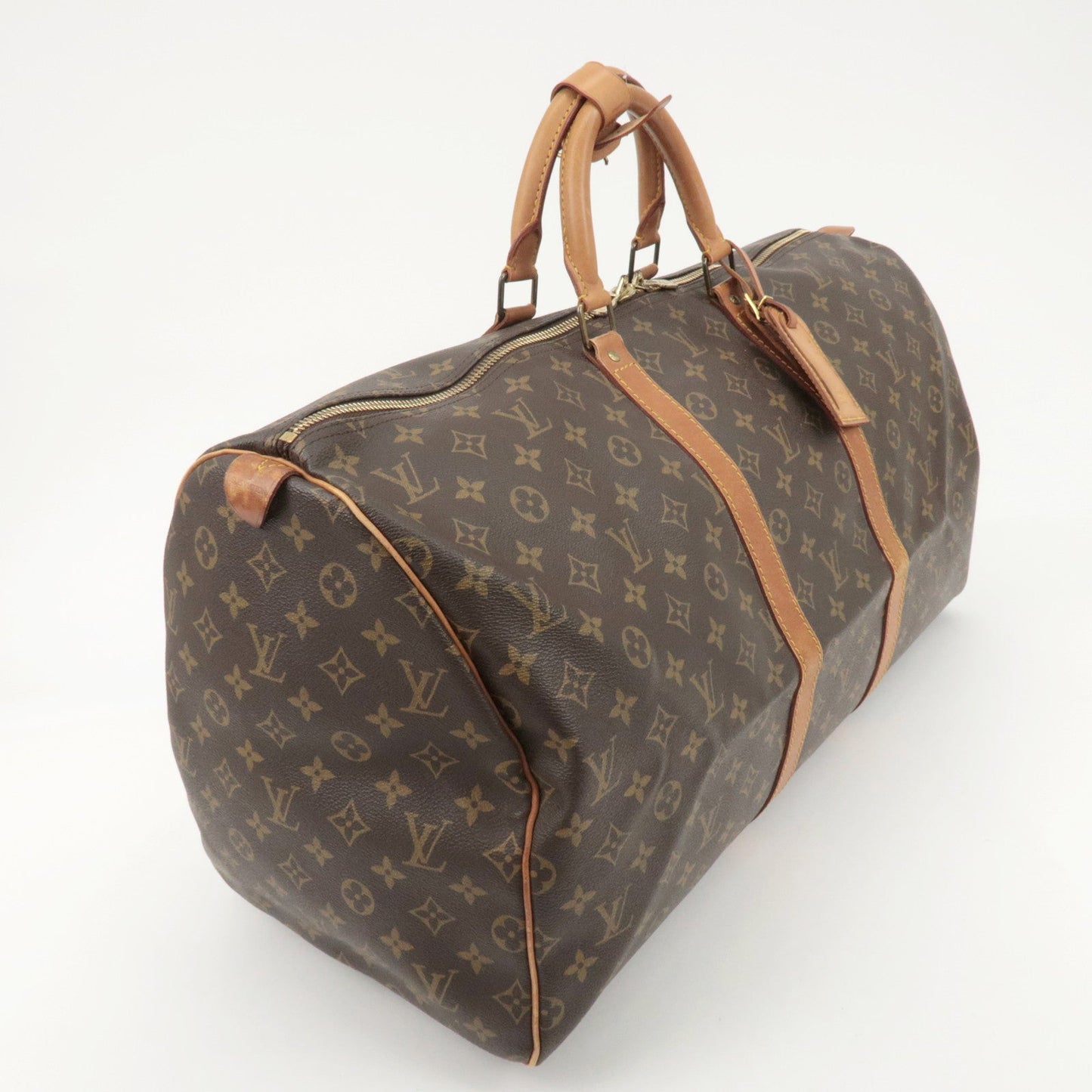 Louis Vuitton Monogram Keep All 55 Boston Bag Travel Bag M41424