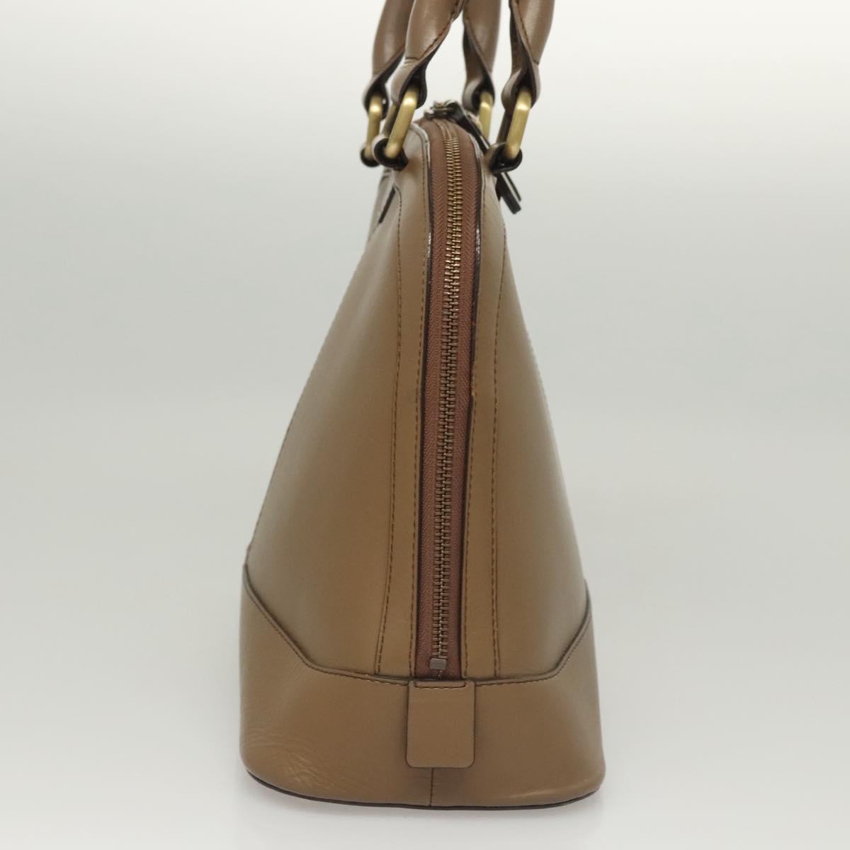 Burberry Vintage Check Brown Leather Handbag ( )