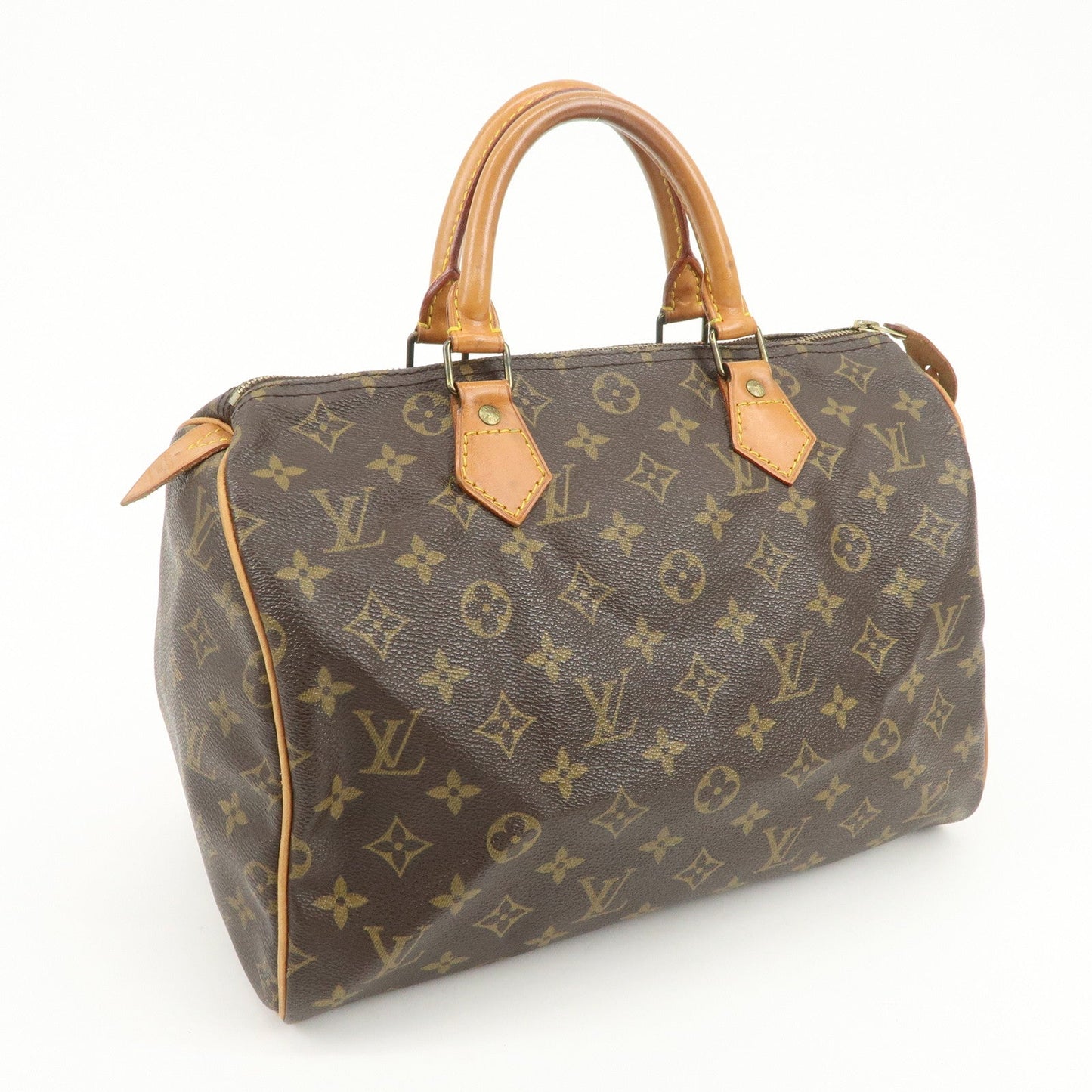 Louis Vuitton Monogram Speedy 30 Boston Bag Hand Bag Brown M41526