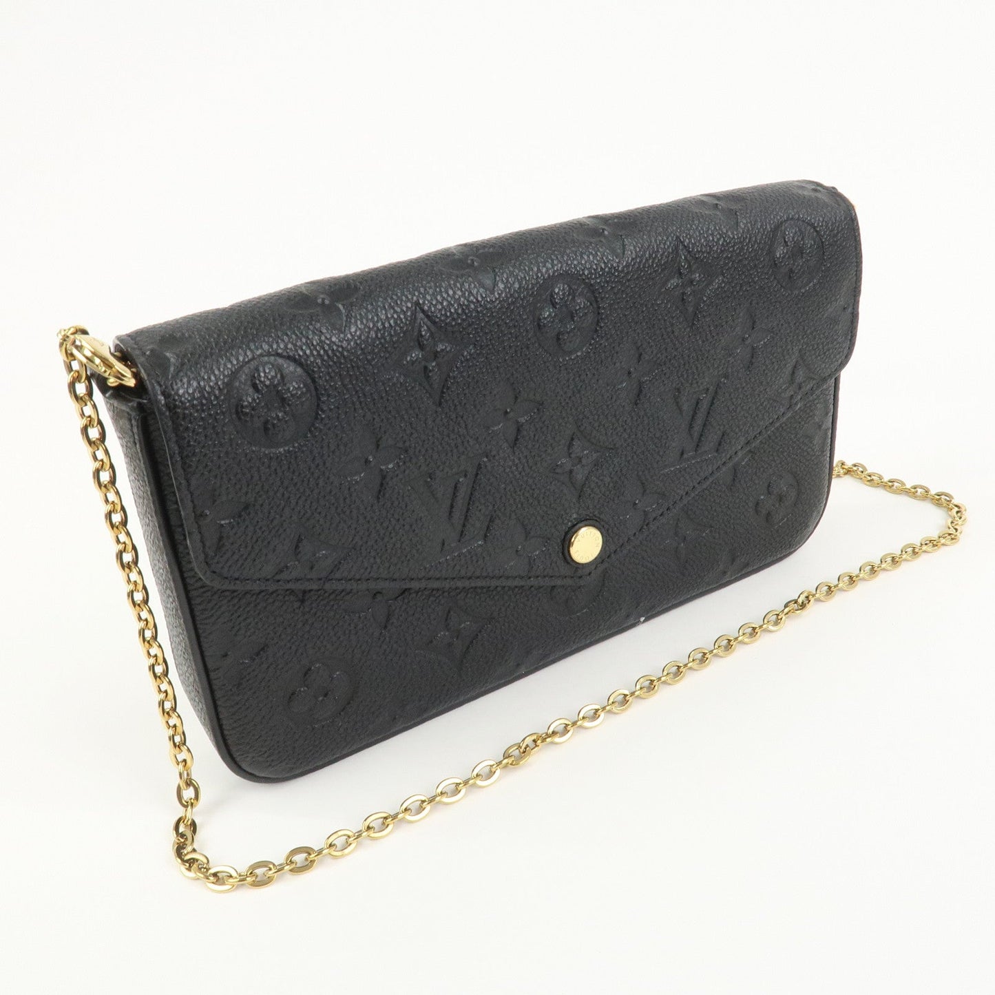 Louis Vuitton Monogram Empreinte Pochette F??licie Noir Black M82477
