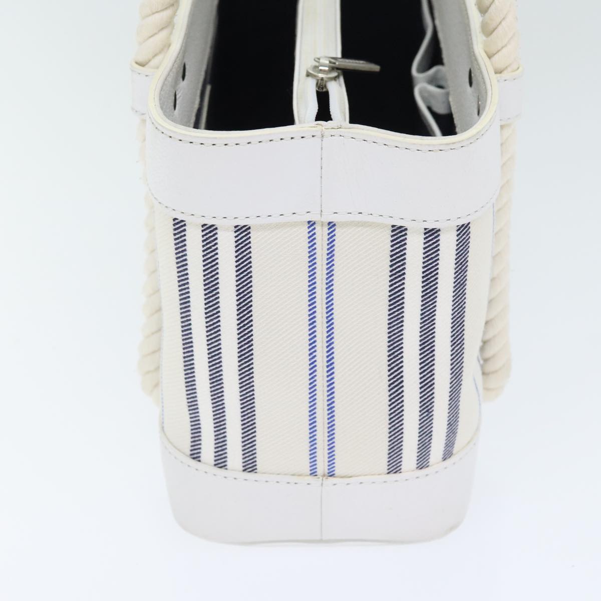 Burberry White Canvas Handbag ( )