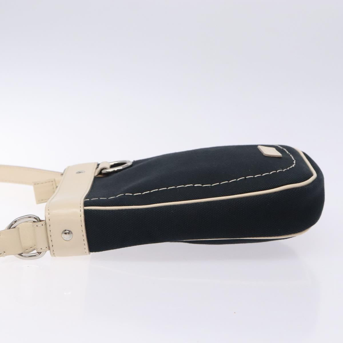 Burberry Nova Check Navy Canvas Shoulder Bag ( )