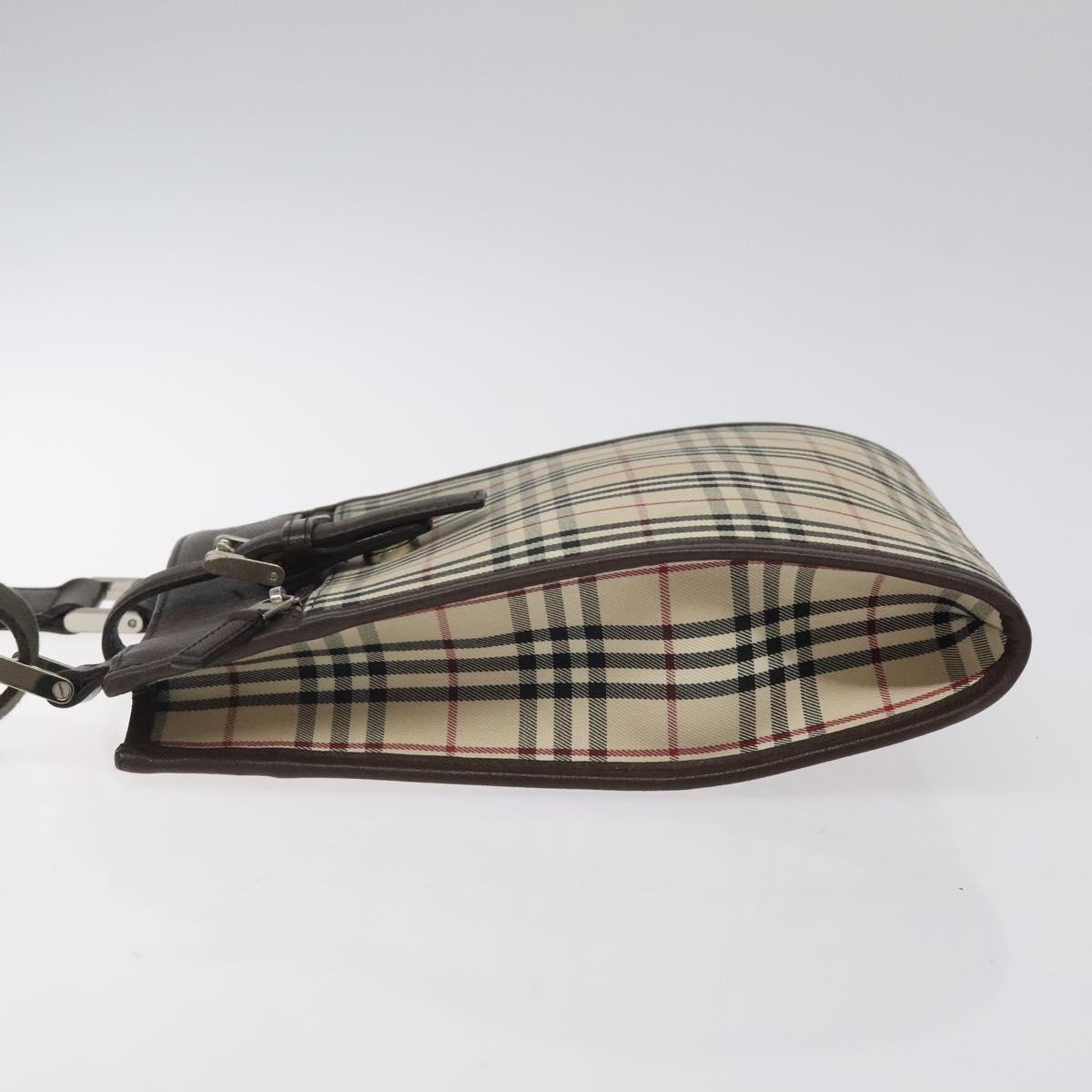 Burberry Nova Check Beige Canvas Shoulder Bag ( )