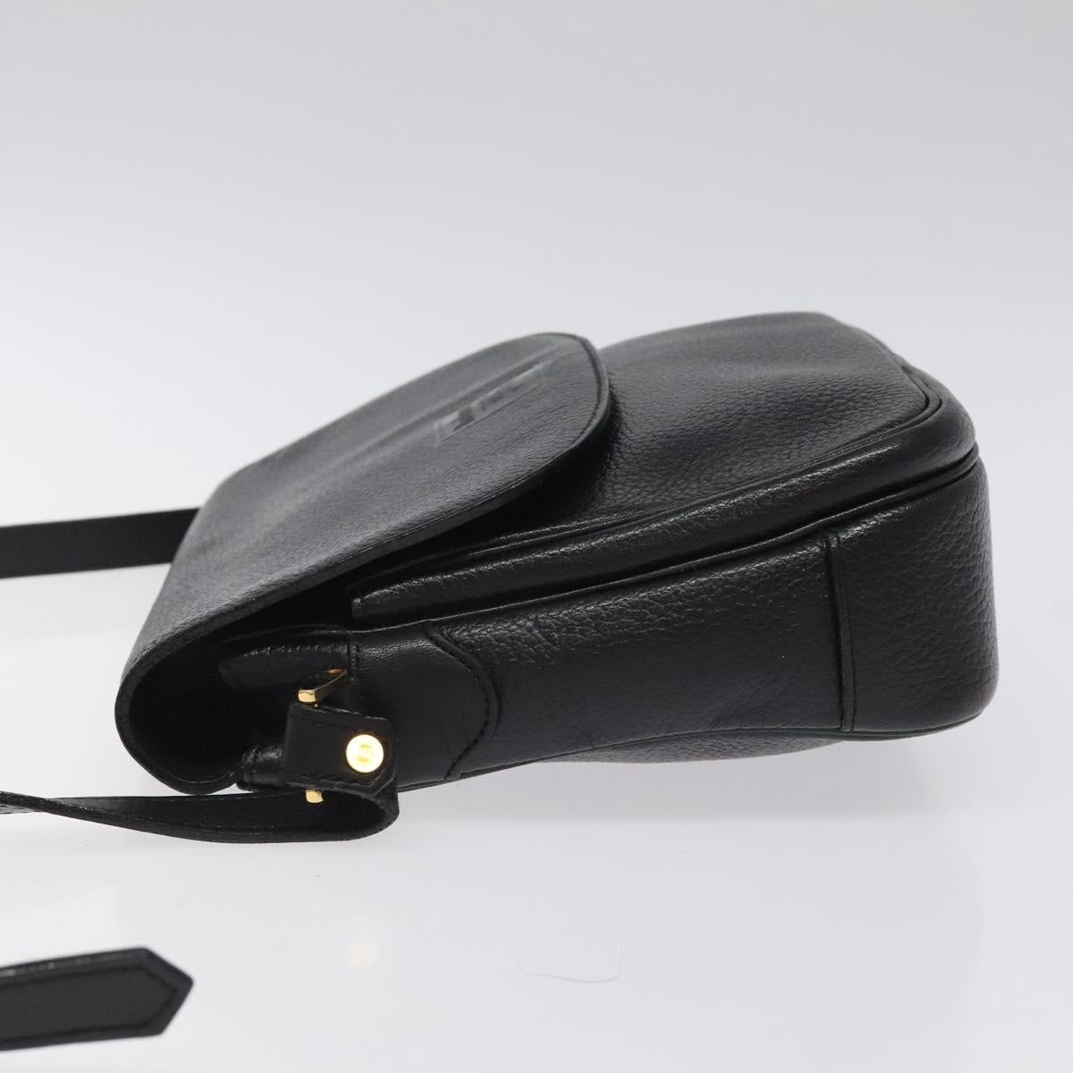 Burberry Black Leather Shoulder Bag ( )