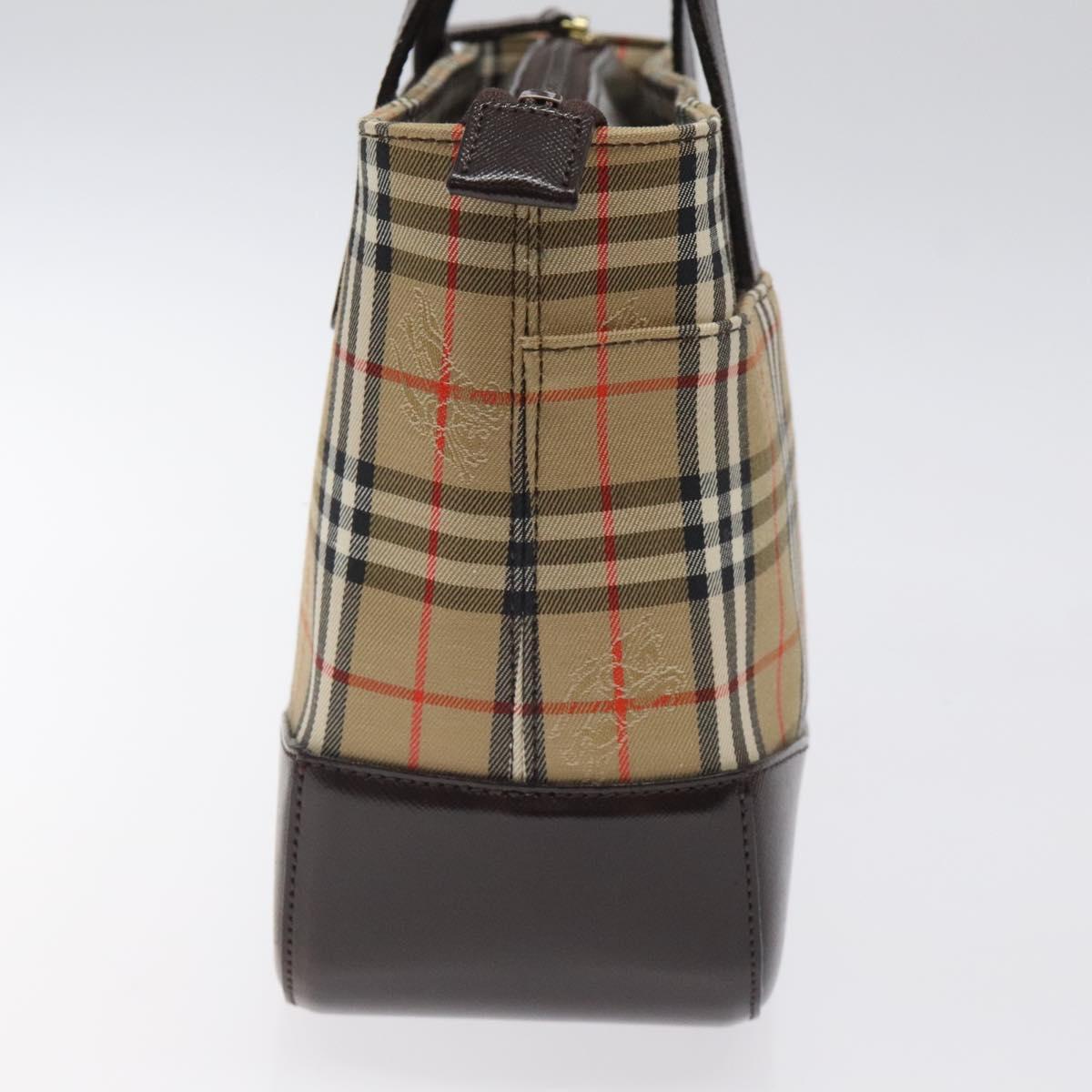 Burberry Nova Check Beige Canvas Handbag ( )