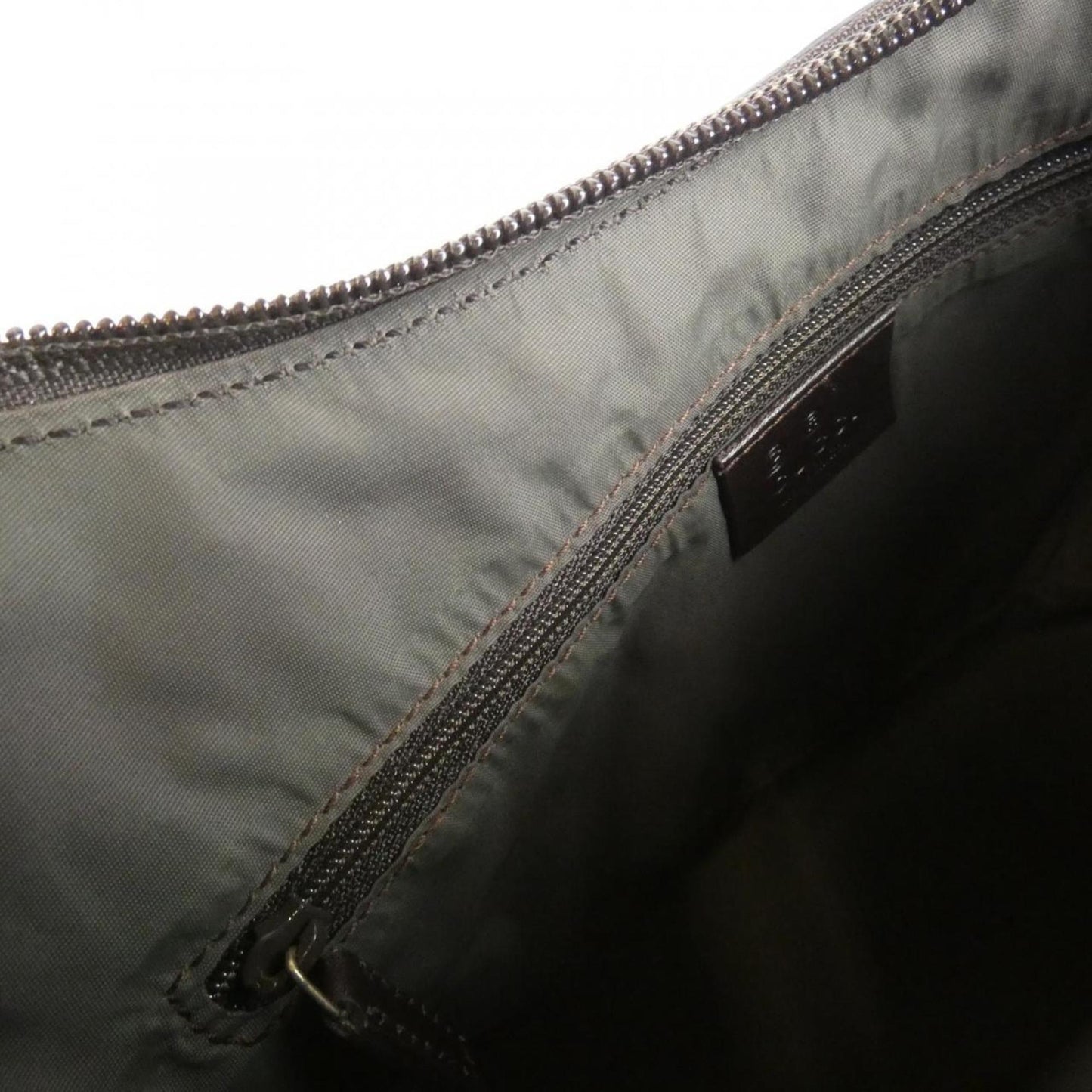 Gucci Bronze Brown Gg Leather Leather Shoulder Bag ( )
