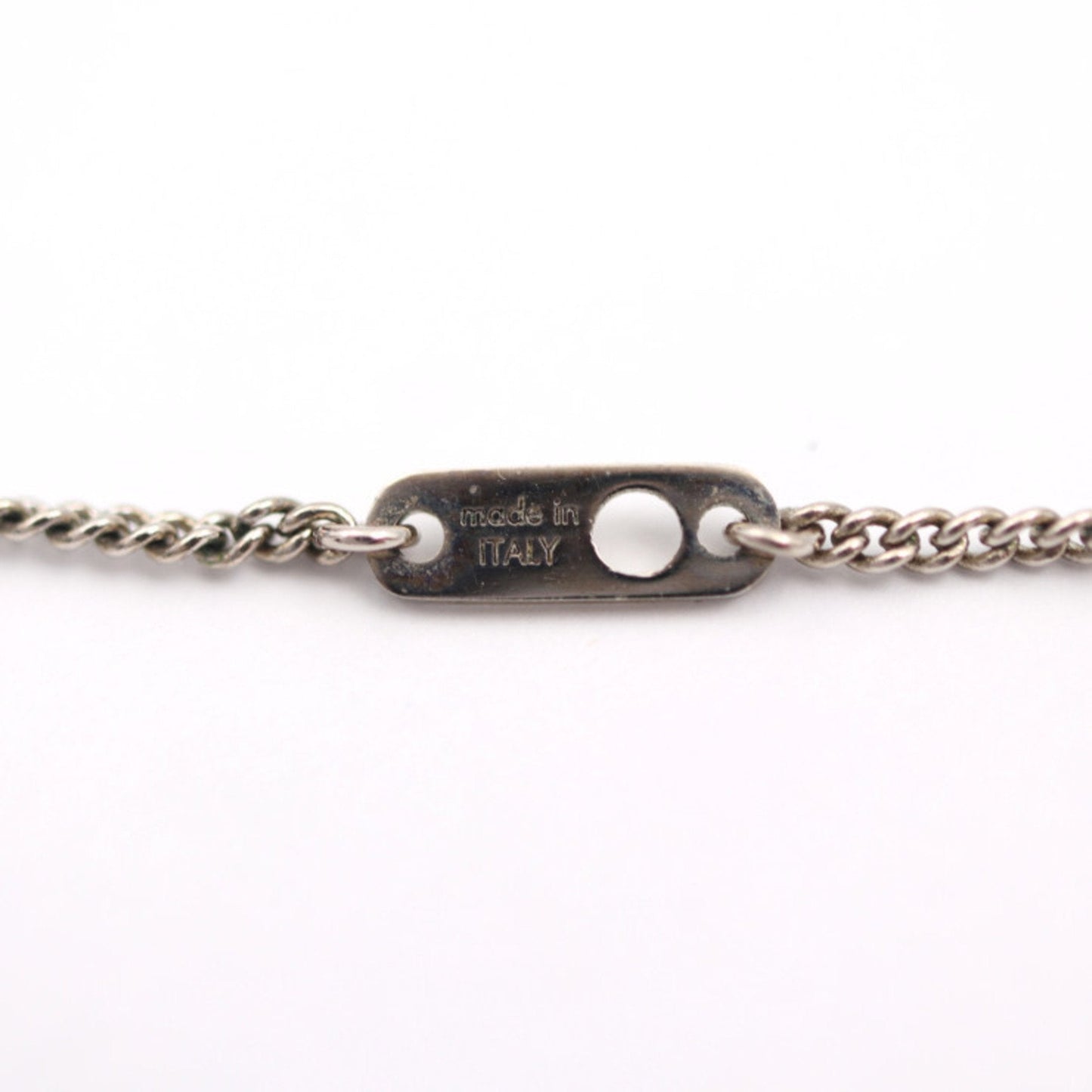 LOUIS VUITTON Collier Charm For Gentlemen Necklace MP2084 Metal Silver