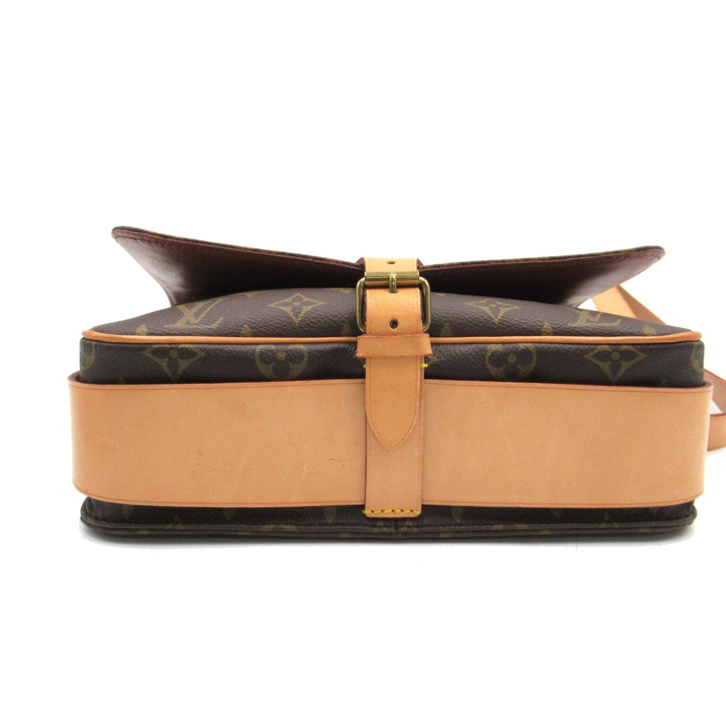 LOUIS VUITTON Cartouchiere 26 Brown Monogram PVC coated canvas M51252