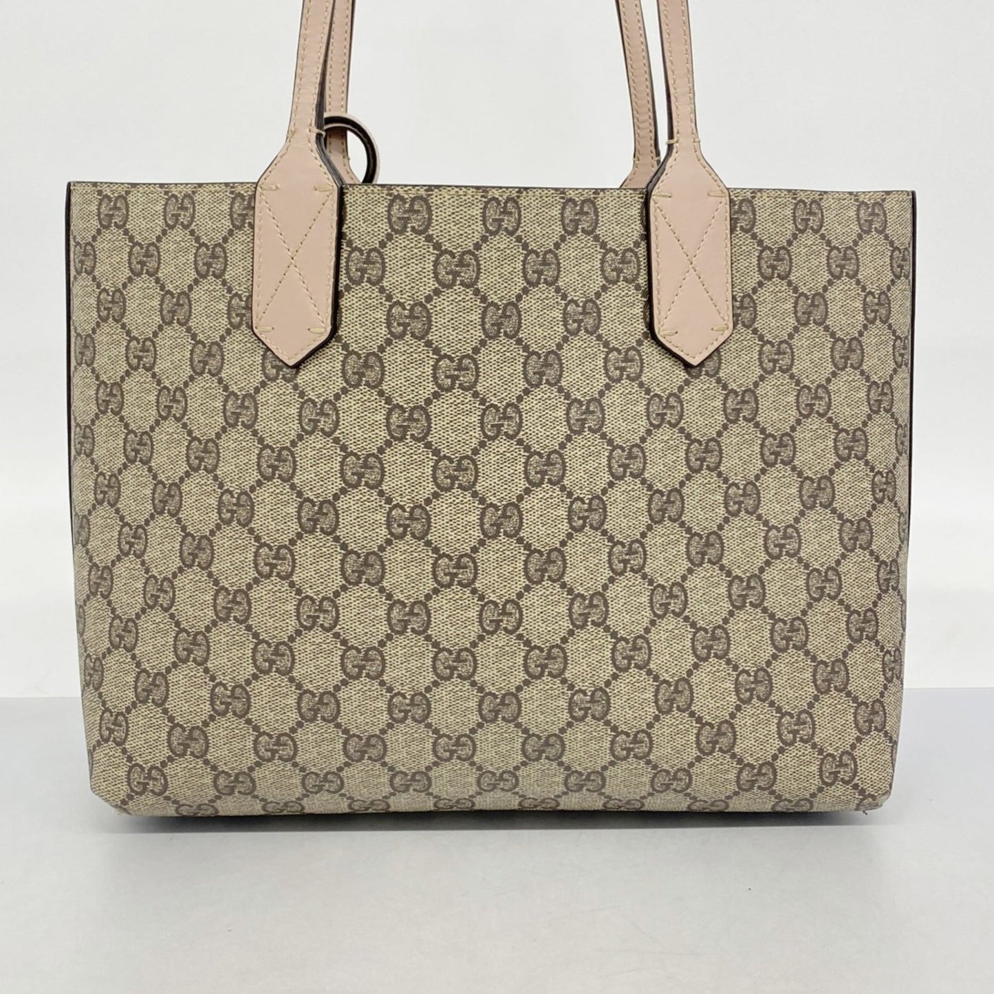 Gucci Beige Pink Pvc Tote Bag ( )