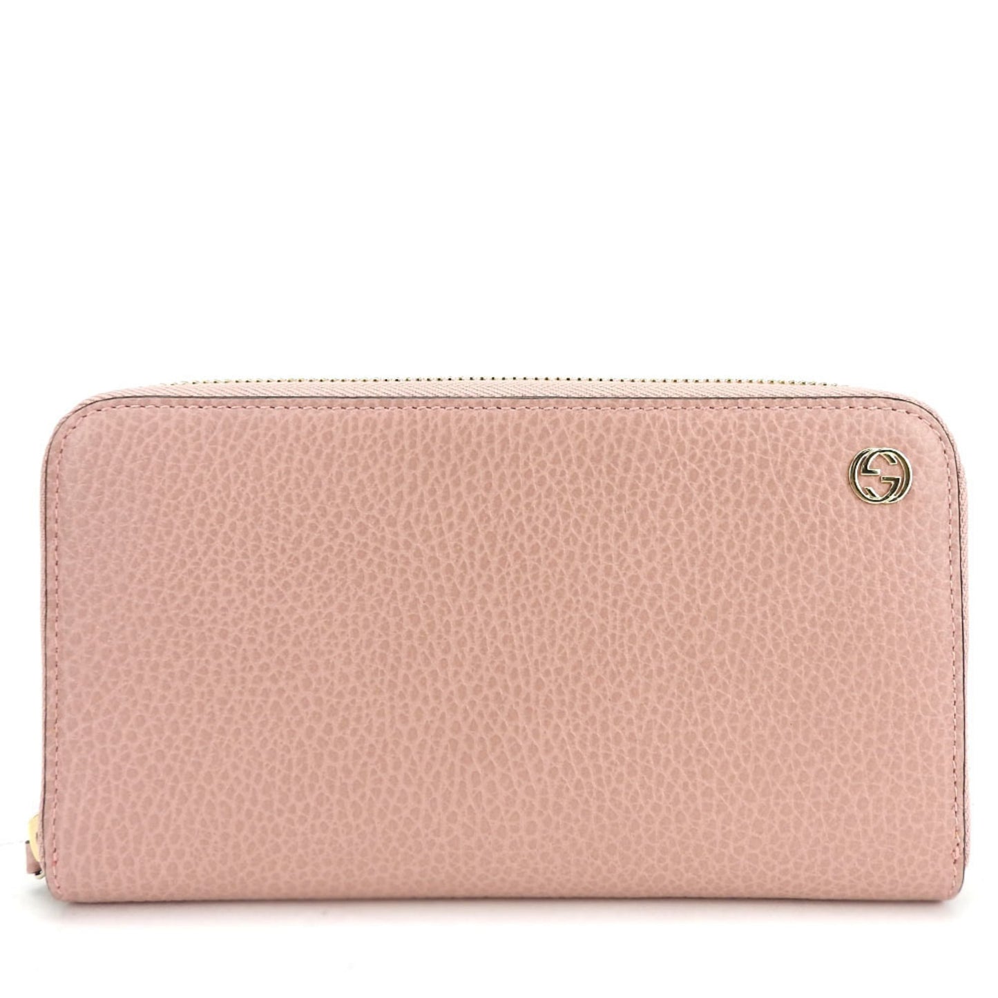 Gucci Pink Leather Long Wallet (Bi-Fold) ( )