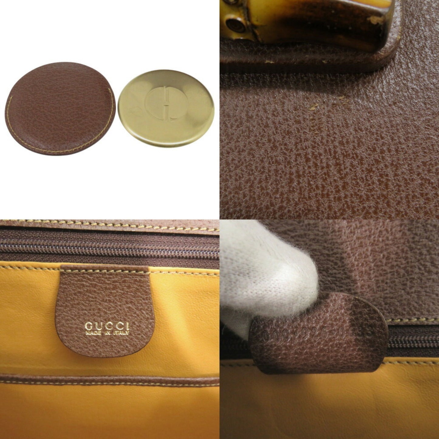 Gucci Brown Leather Handbag ( )