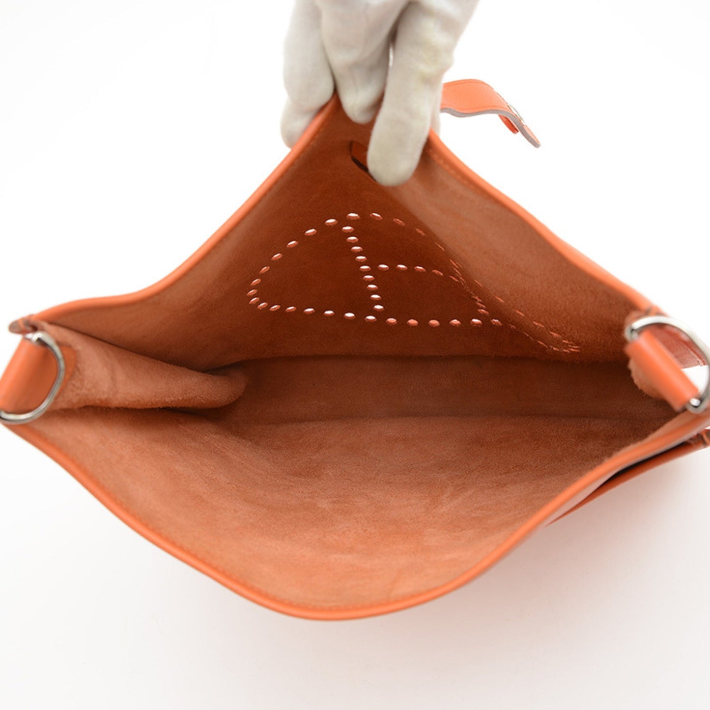 Hermes Orange Epsom Leather Shoulder Bag ( )
