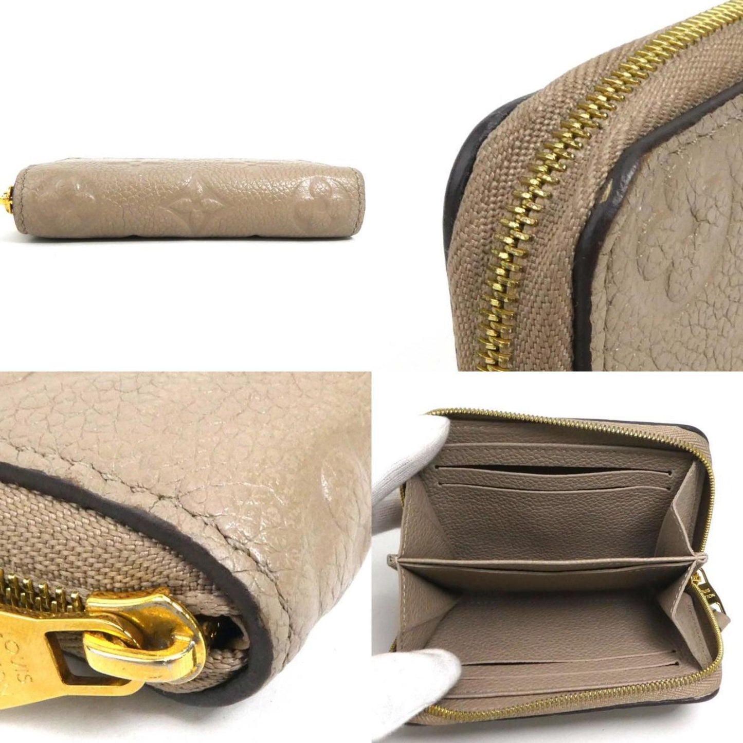 LOUIS VUITTON Coin Case Monogram Empreinte Zippy Purse Tourtrail Unisex M68696