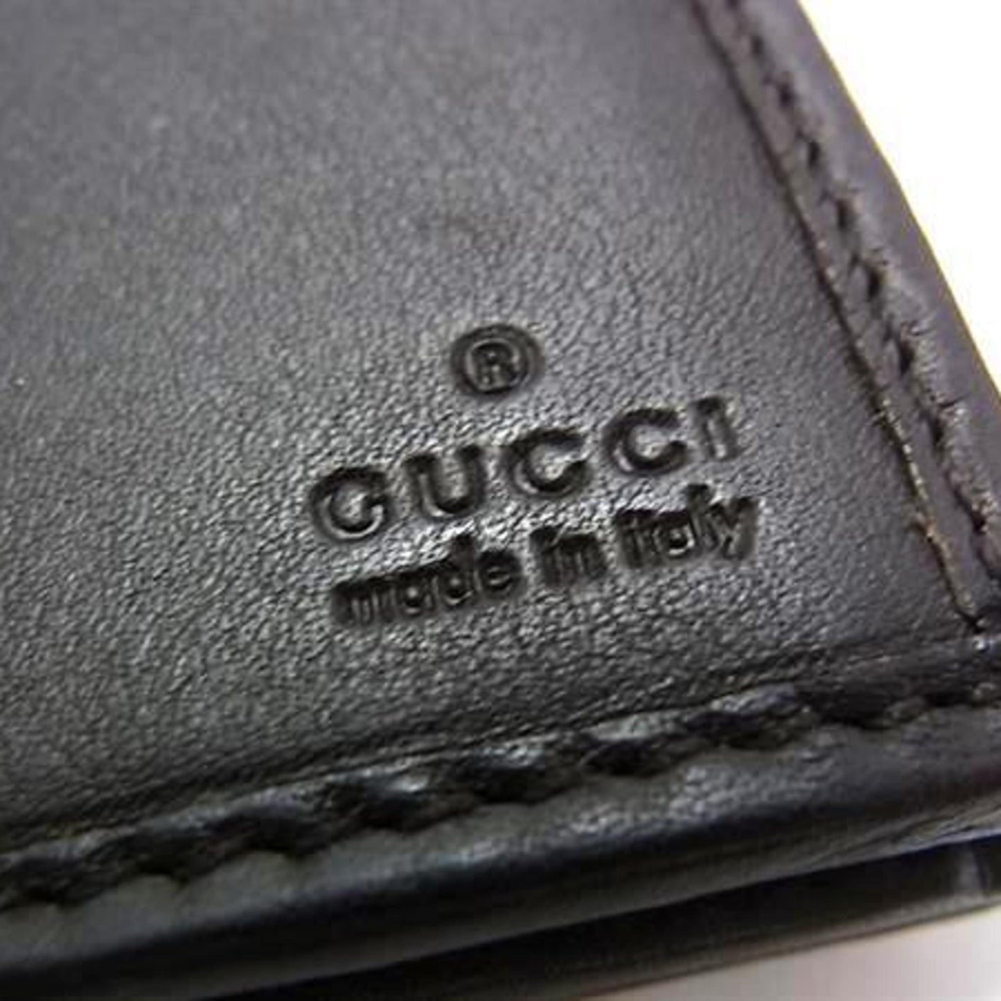 Gucci Brown Gg Canvas Leather Long Wallet (Bi-Fold) ( )