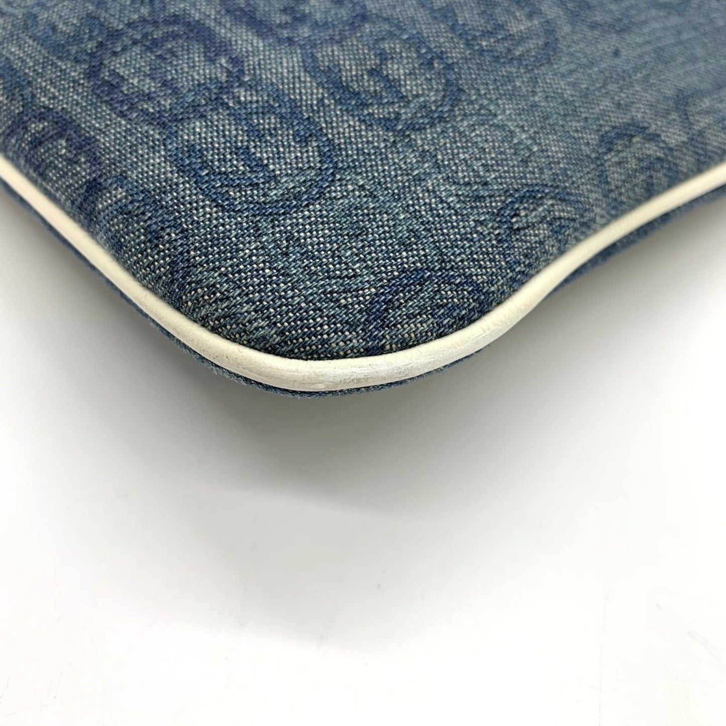 Gucci Blue Denim Shoulder Bag ( )